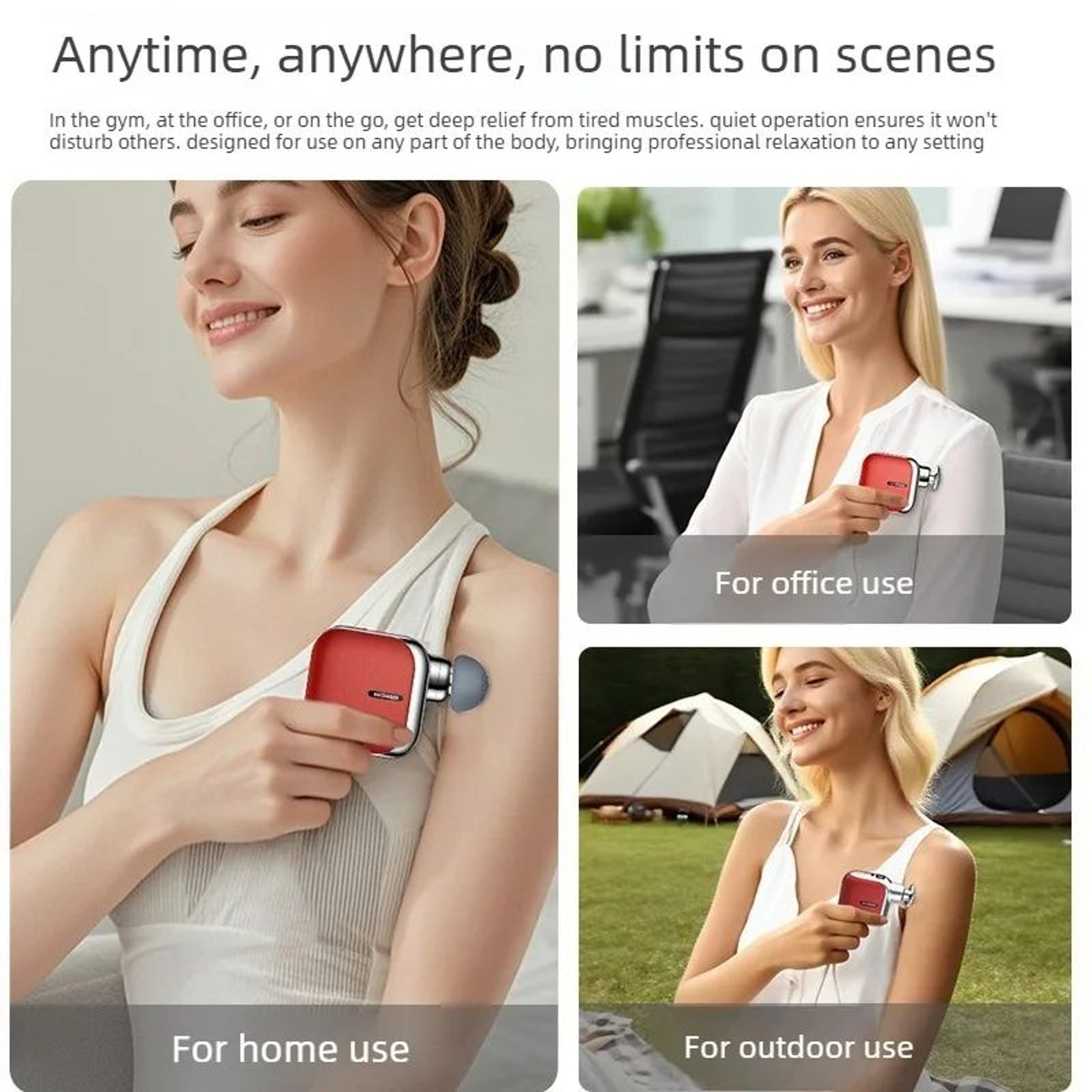 Mini Pocket Massage Gun Portable Deep Tissue Muscle Massager 3