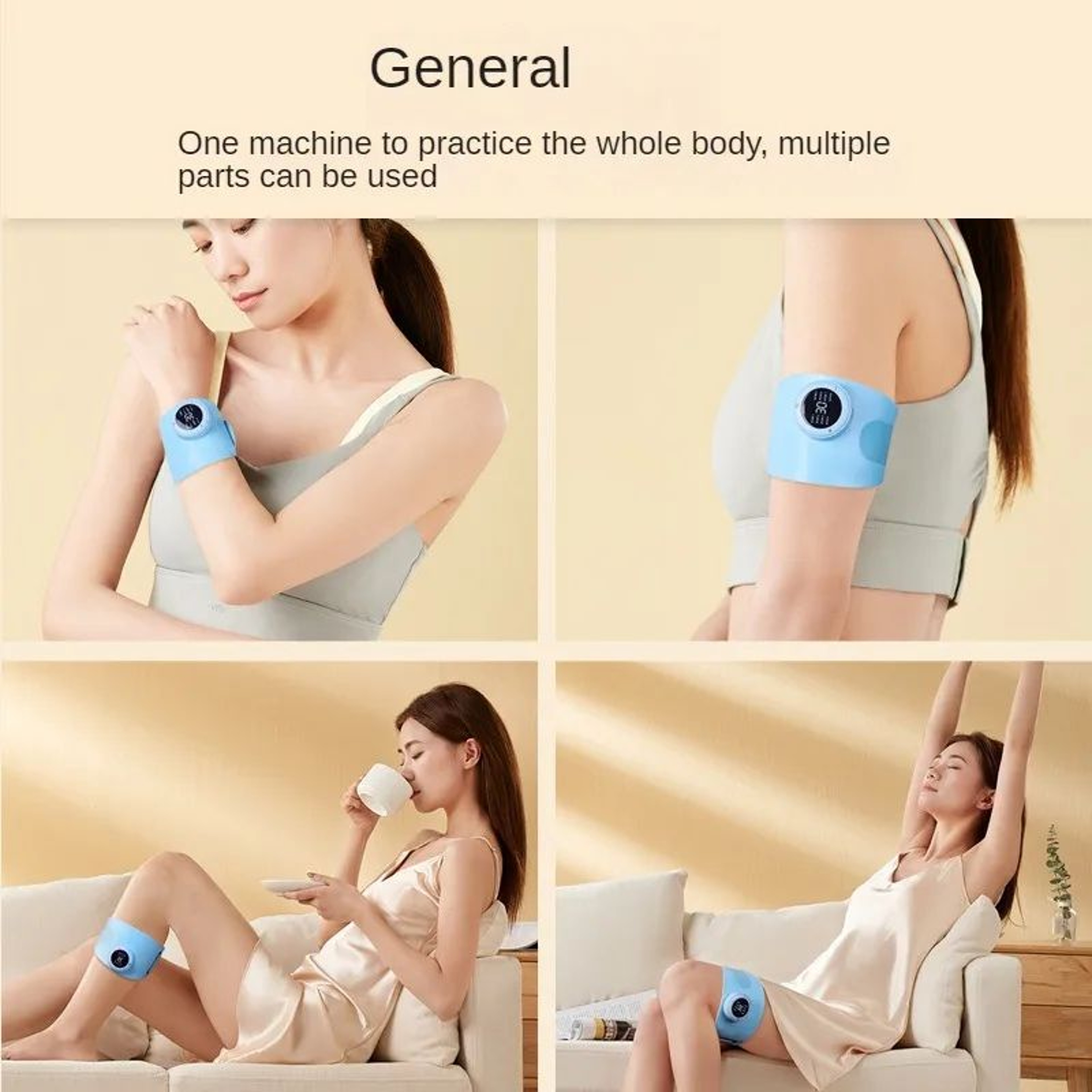 Wireless Arm Massager Wrist Compression Massager For Deep Tissue Muscle Relief 4