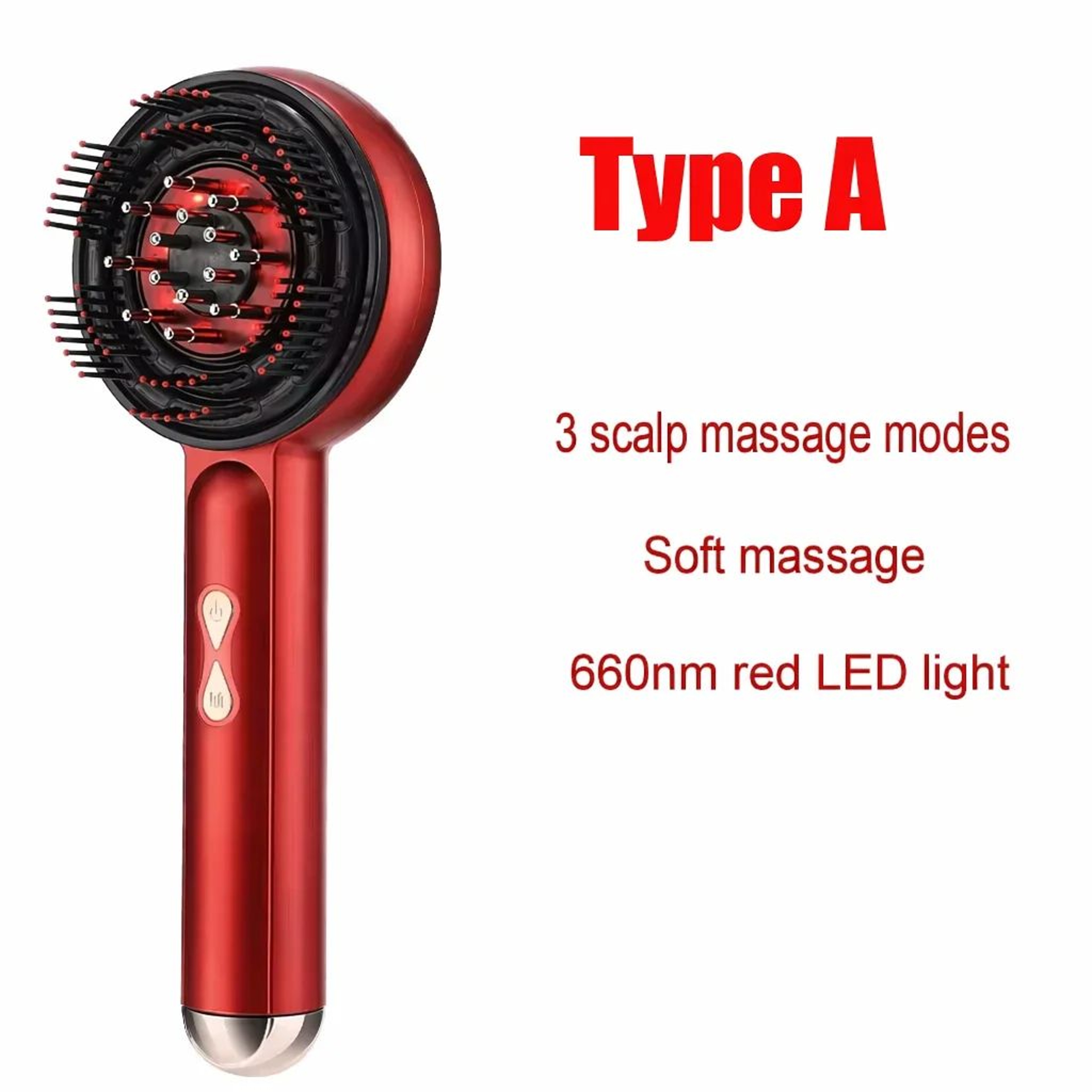 Electric Scalp Massage Comb With Red Light Hair Growth Therapy 6