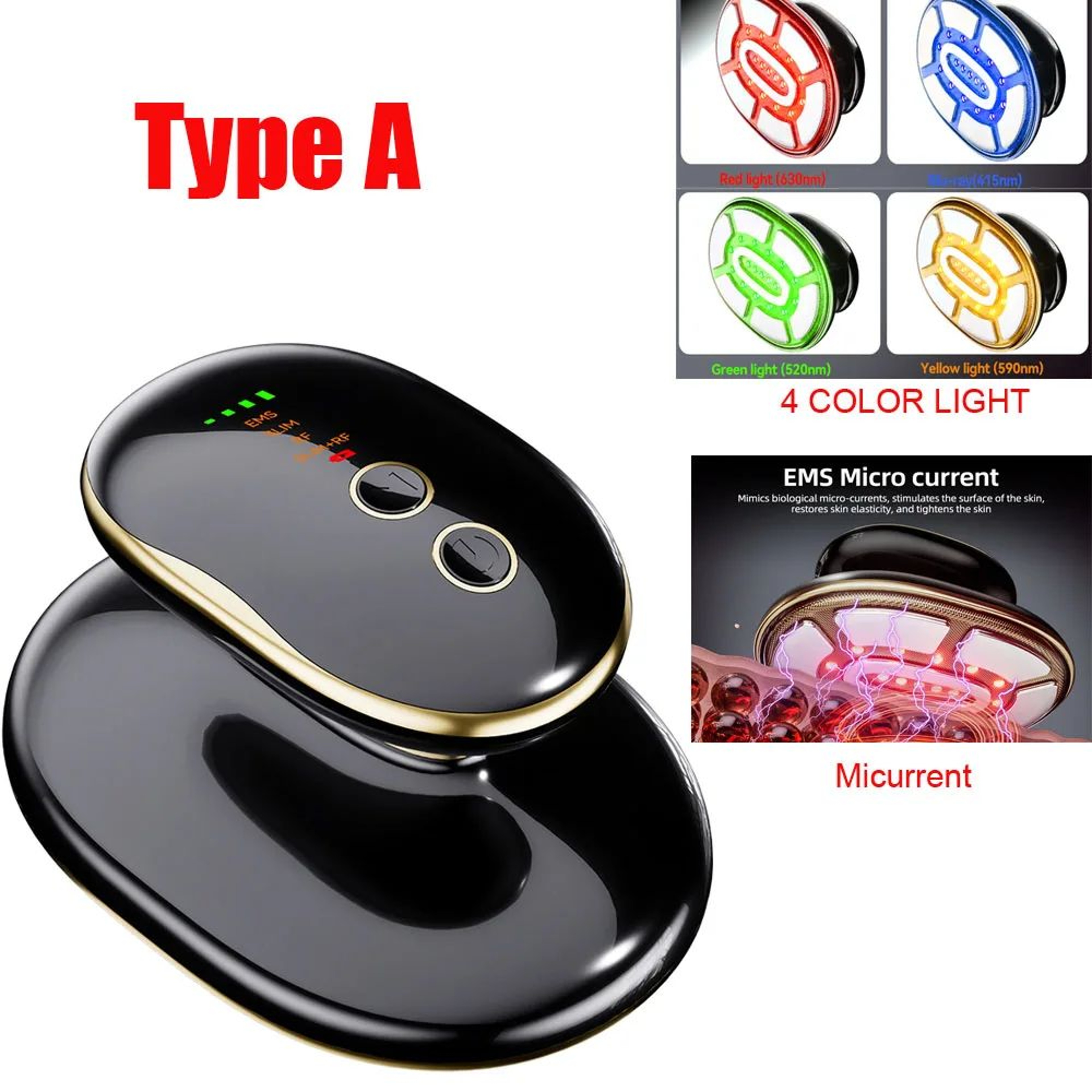 Radio Frequency Body Massager With LED Light Therapy For Skin Care 7