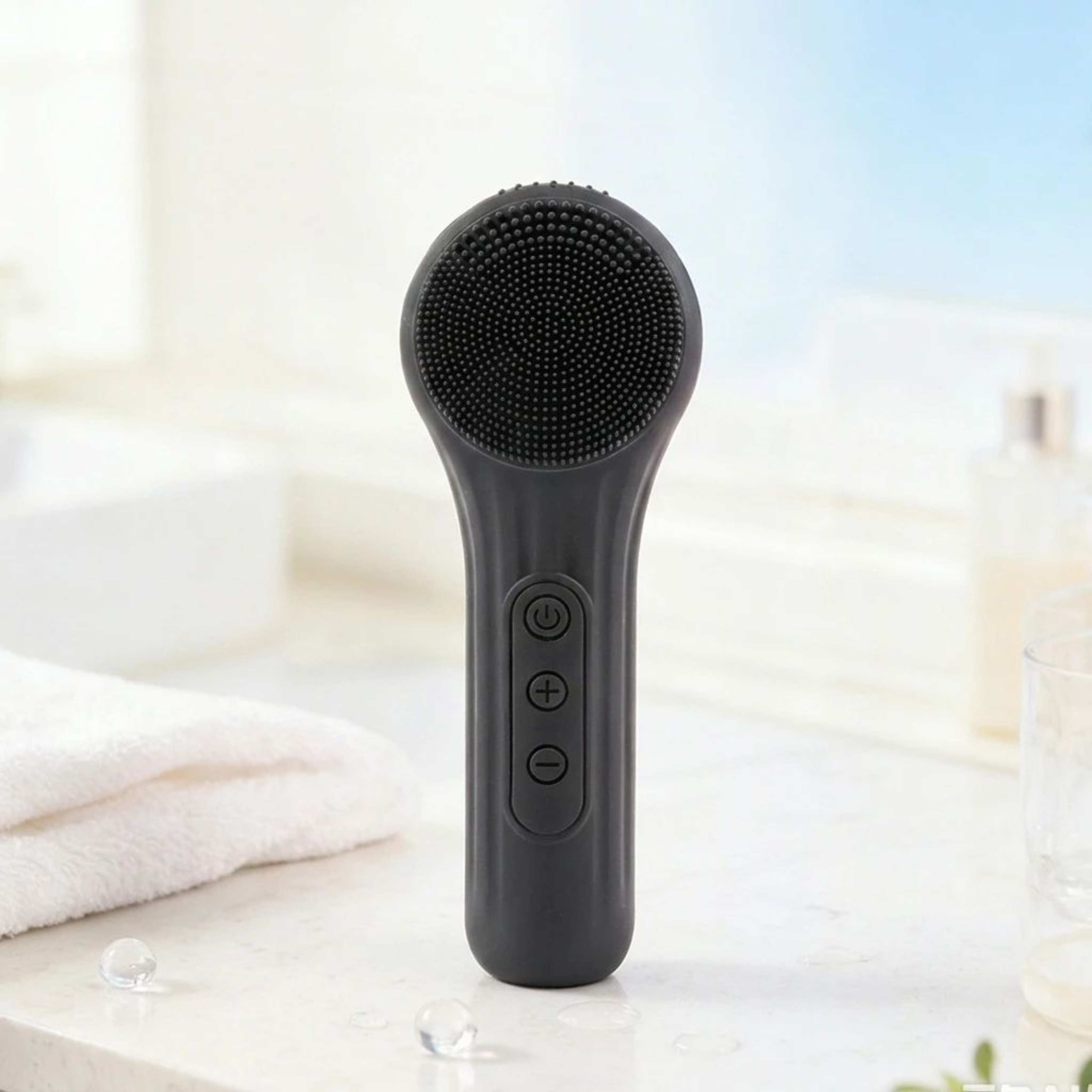 Electric Sonic Facial Cleansing Brush With Heat Massage And Deep Pore Care 6