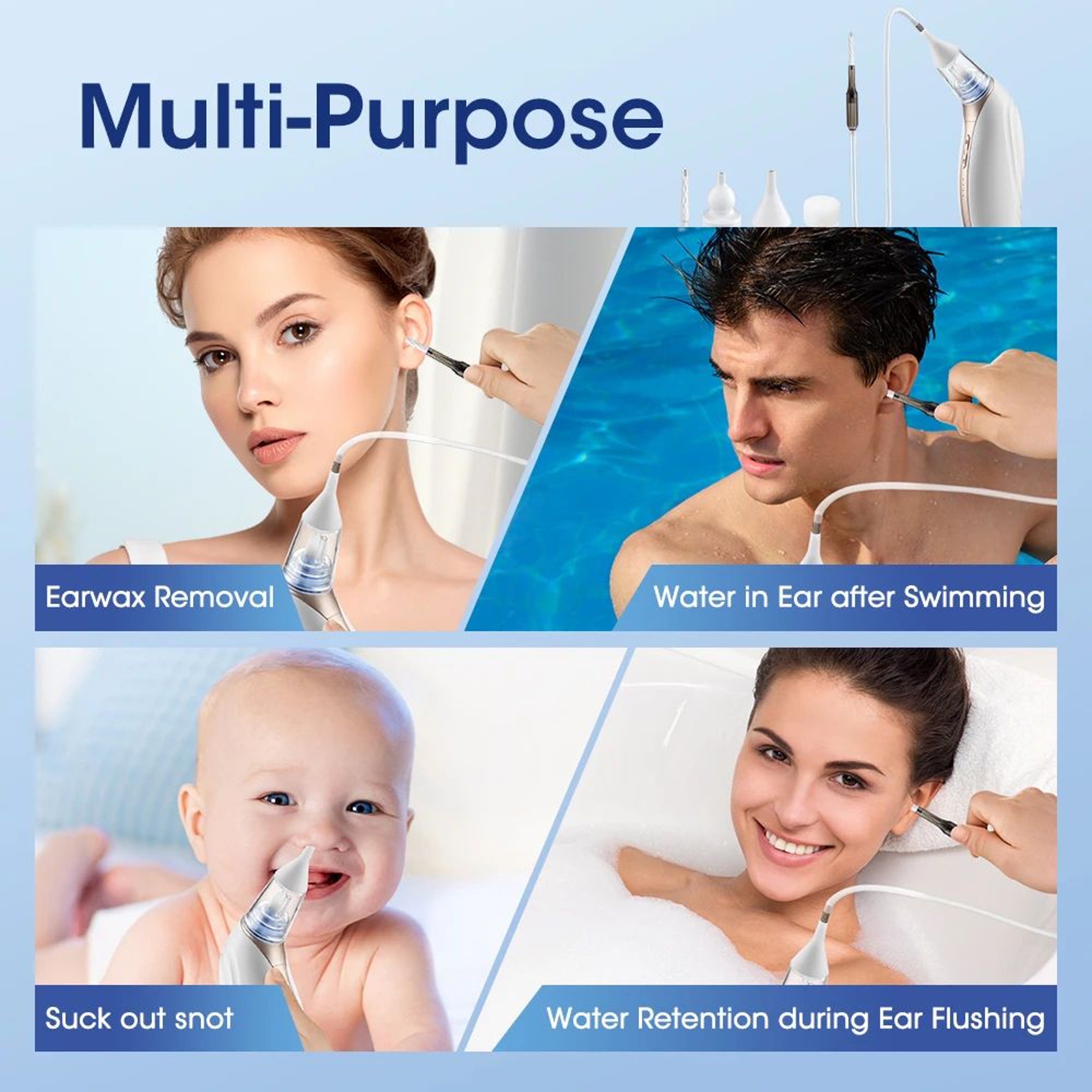 Electric Ear Wax Removal Vacuum And Nasal Aspirator 2