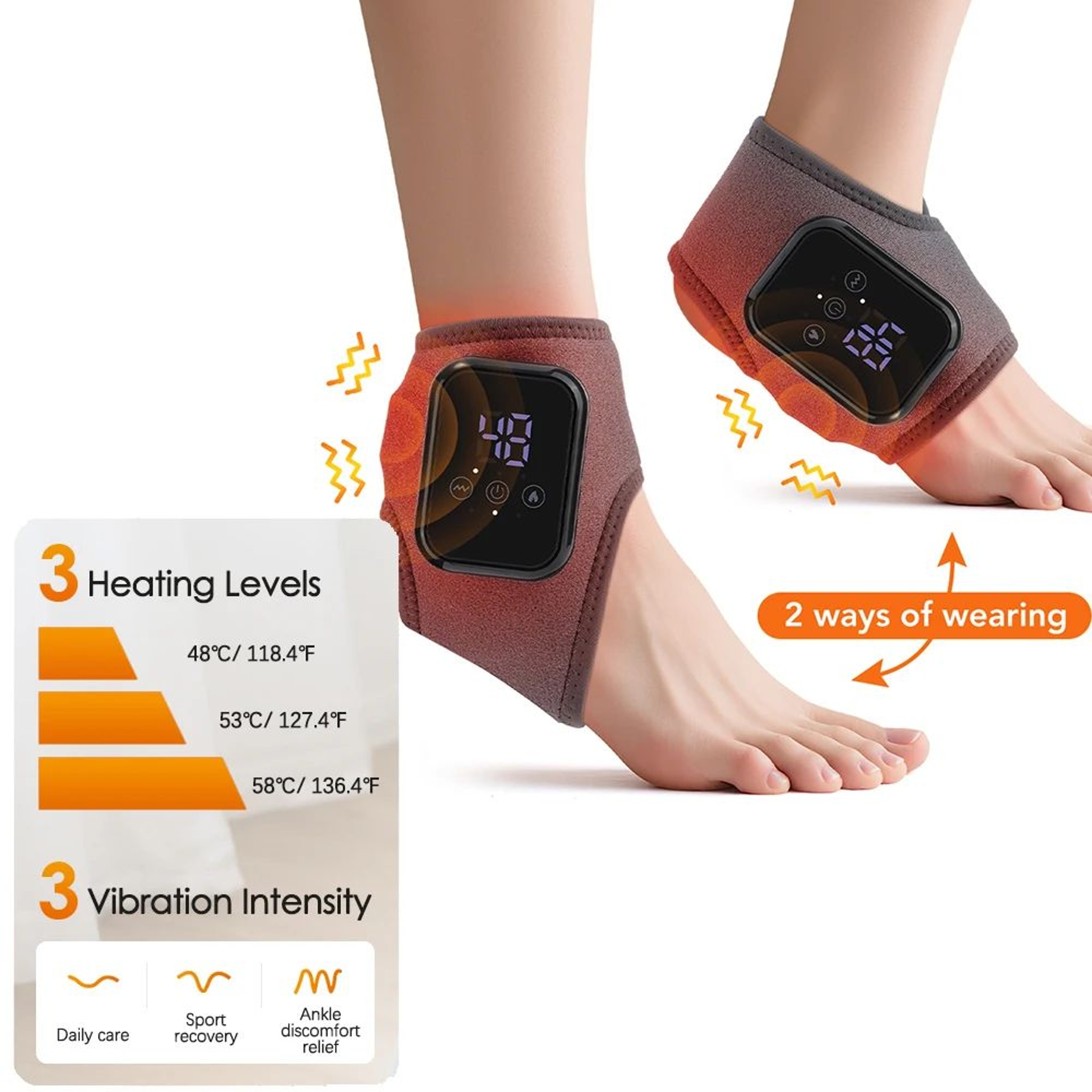 Cordless Heated Ankle Massager 6