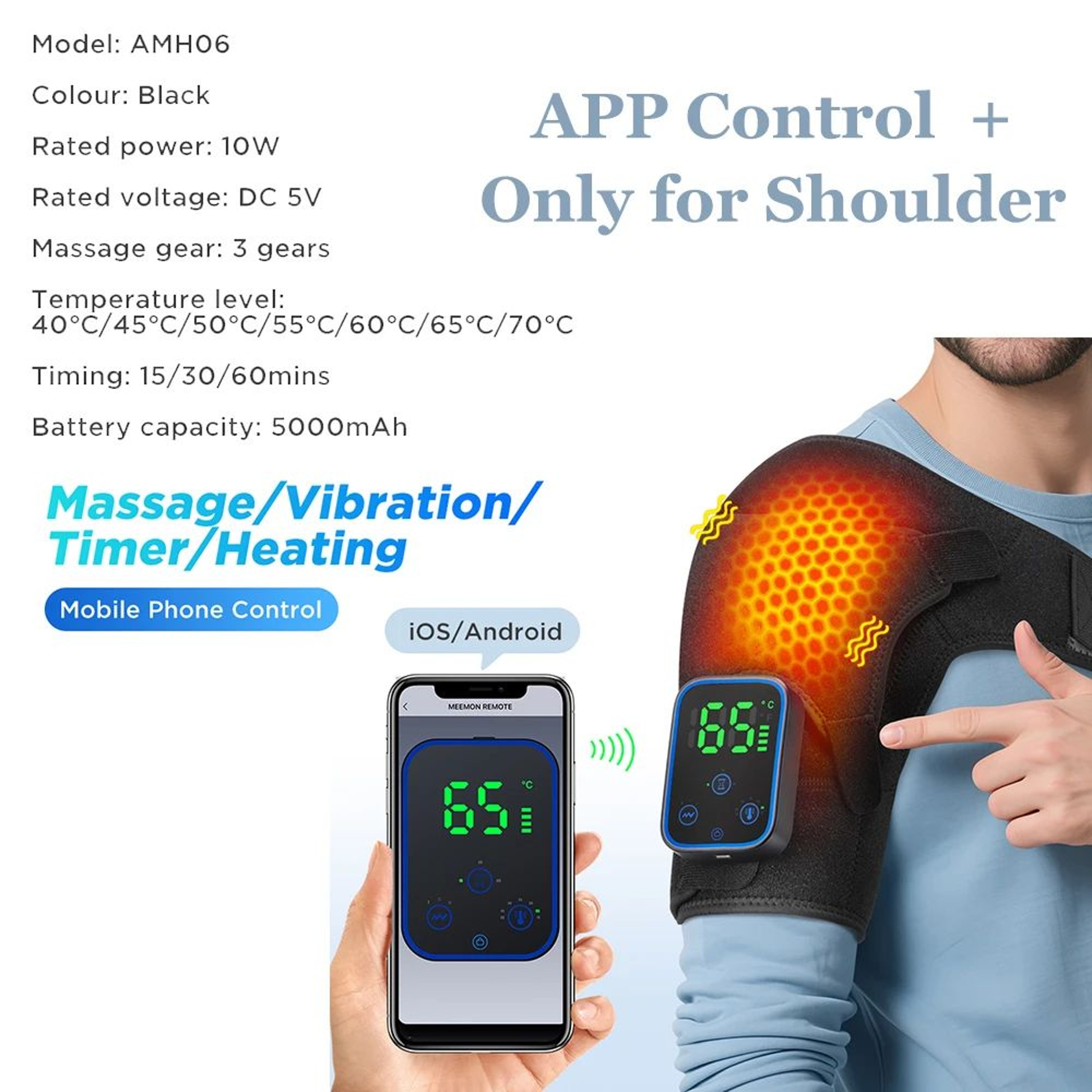 Electric Heated Shoulder Massager 10