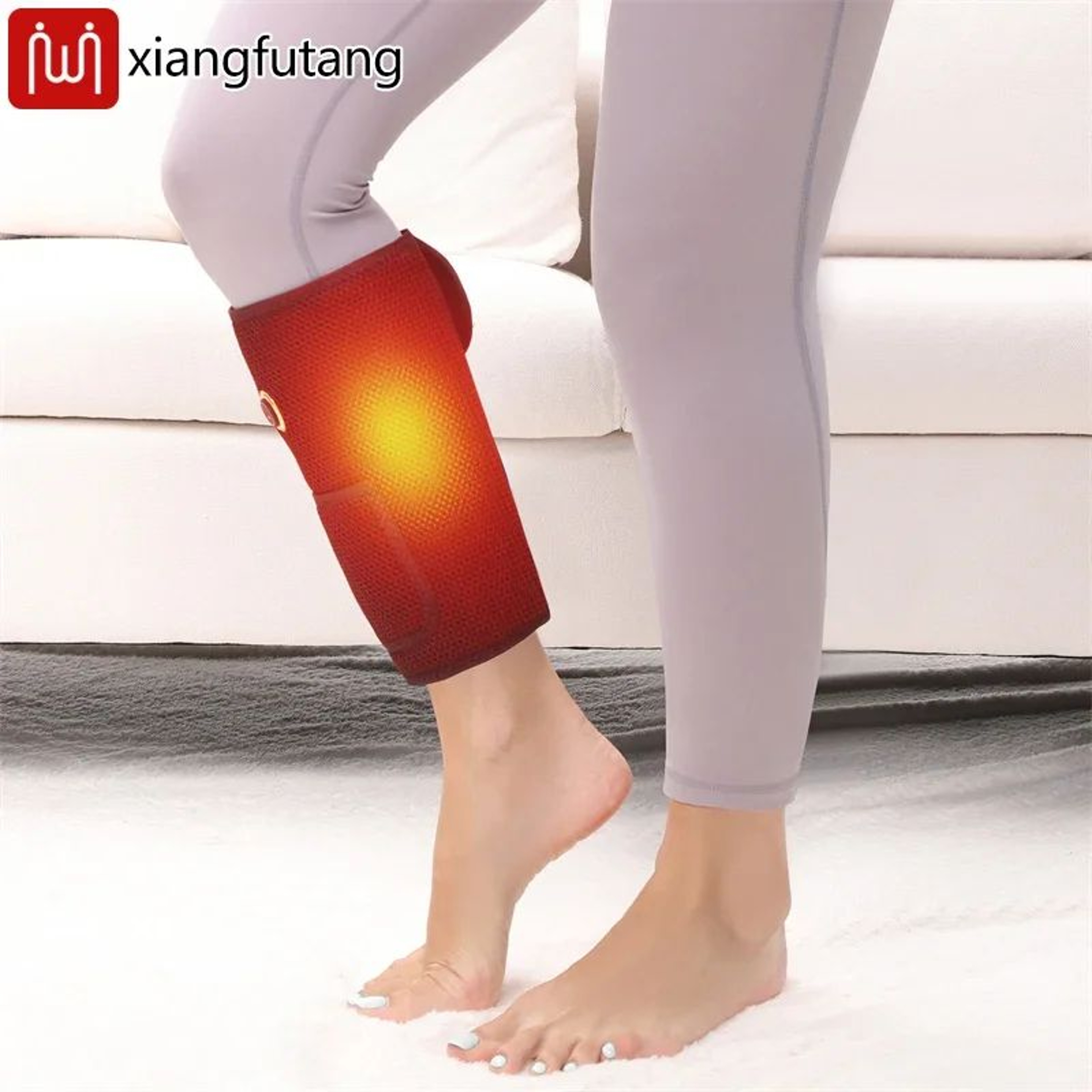 Electric Heated Calf Wrap With Vibration Massager 2