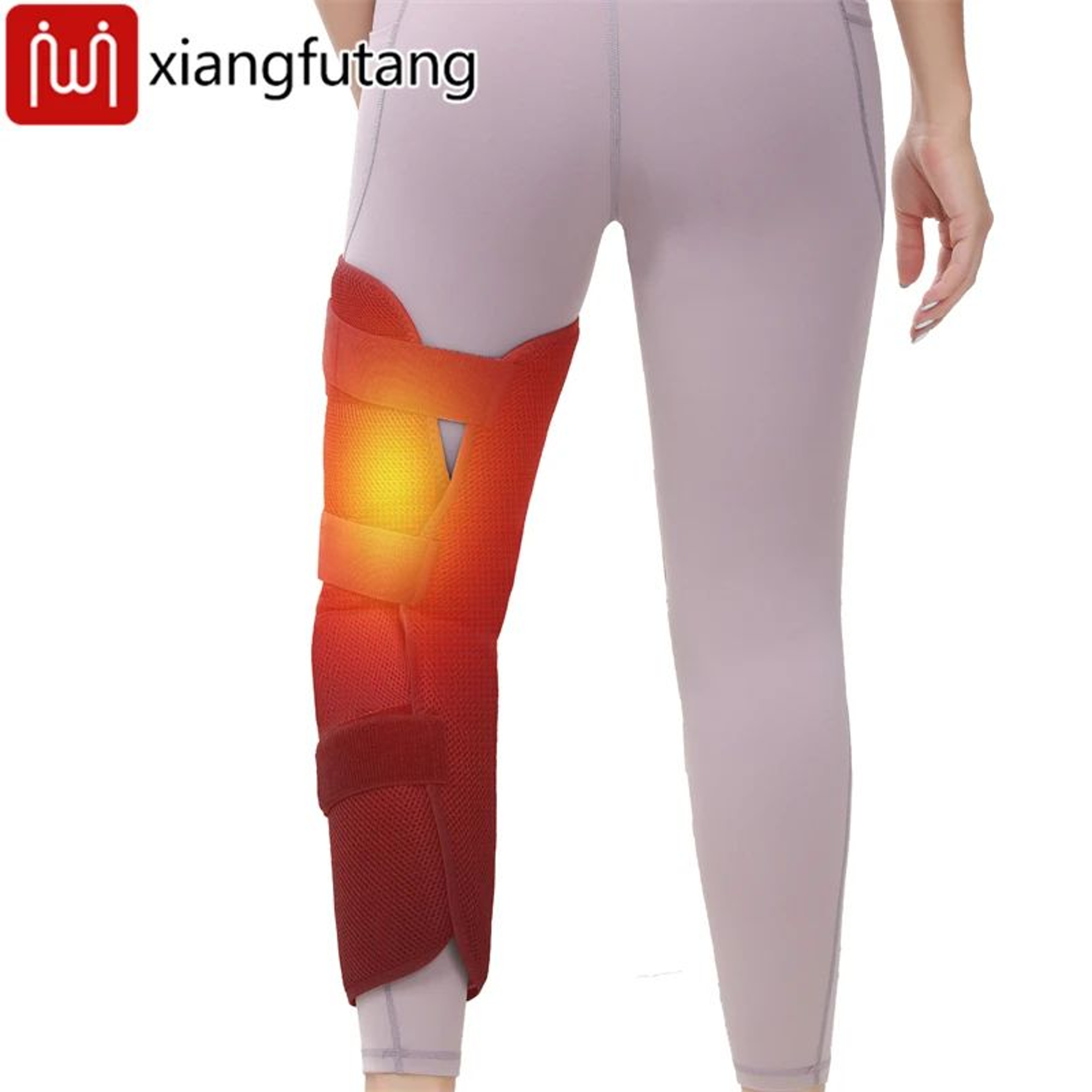 Electric Heated Leg Wrap With Vibration Massager For Thigh Knee And Calf 1