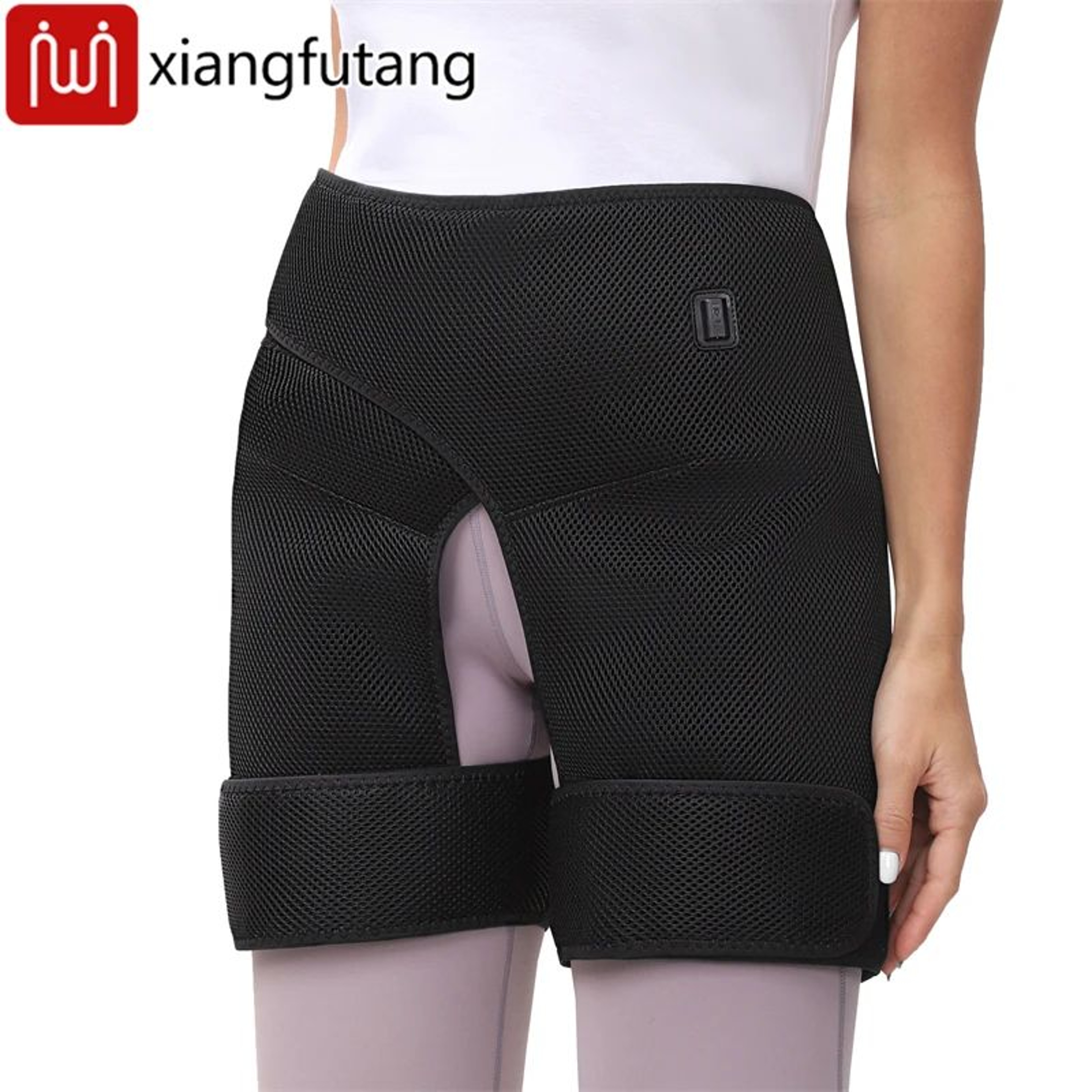 Electric Dual Hip Heating Pad With Vibration Massage Wrap For Waist And Thighs 4