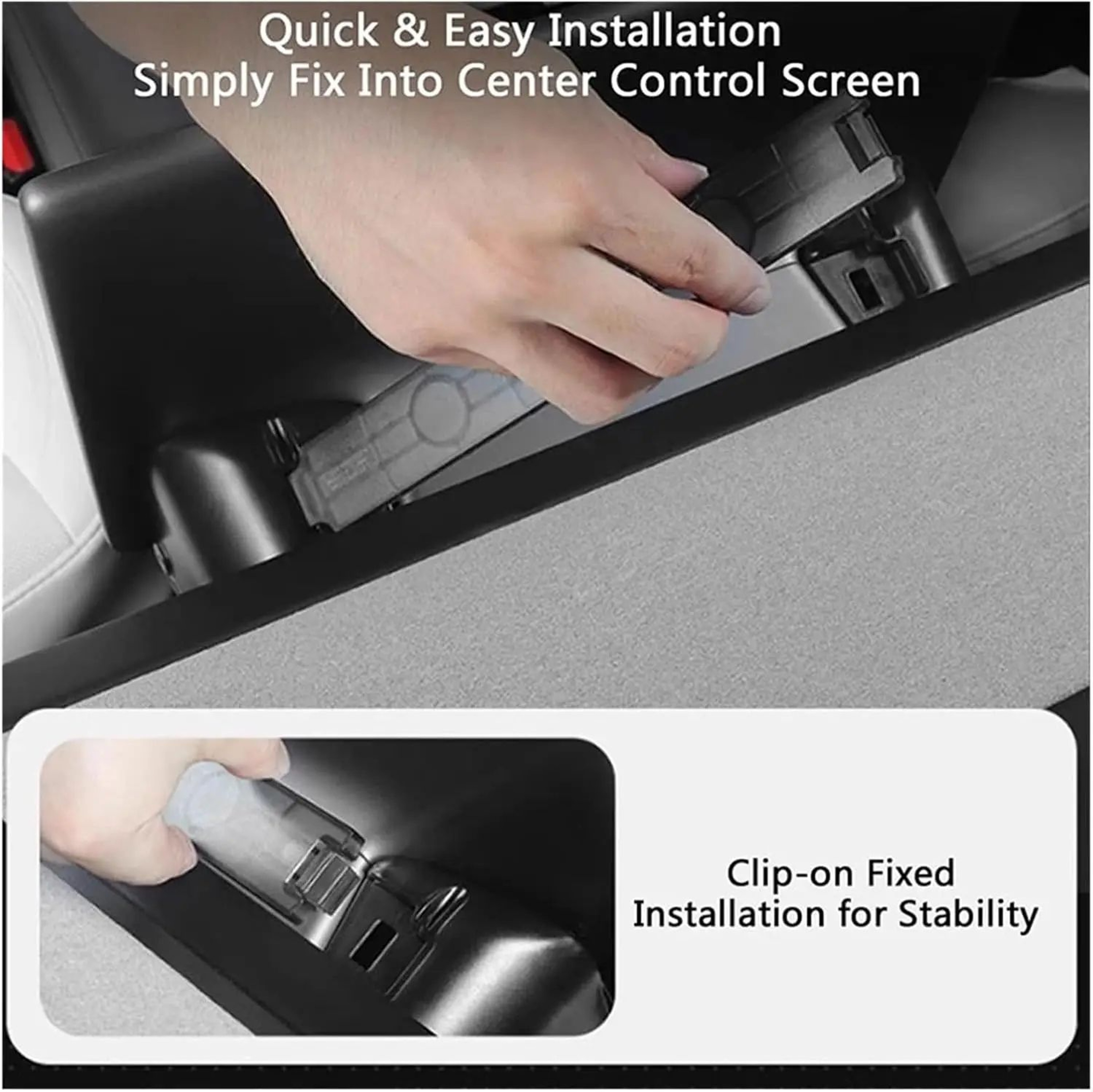 Tesla Model Y Center Console Organizer Hidden Under Screen Storage Box 5