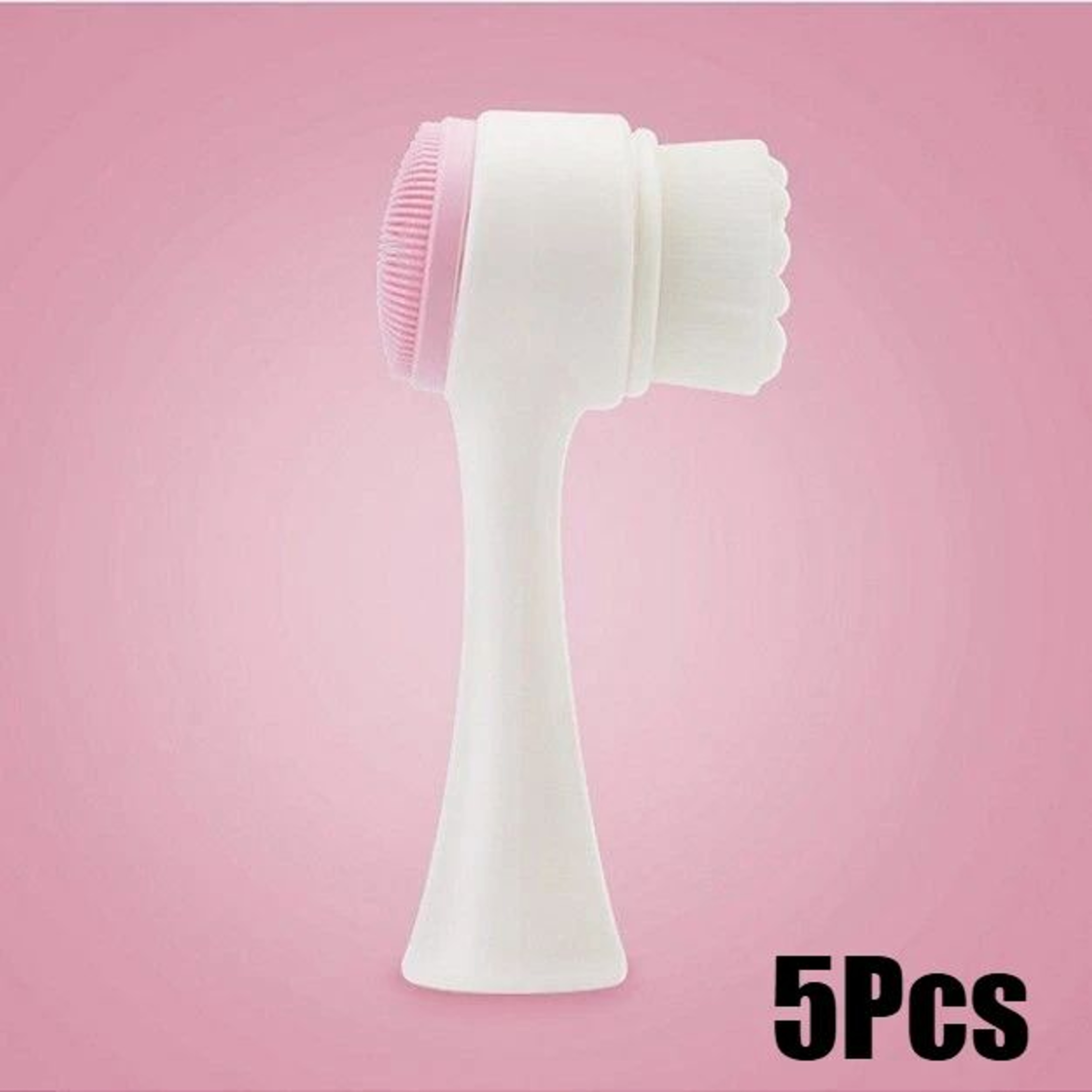2 In 1 Silicone Face Scrub Brush Facial Cleansing Brush Pore Exfoliator 12