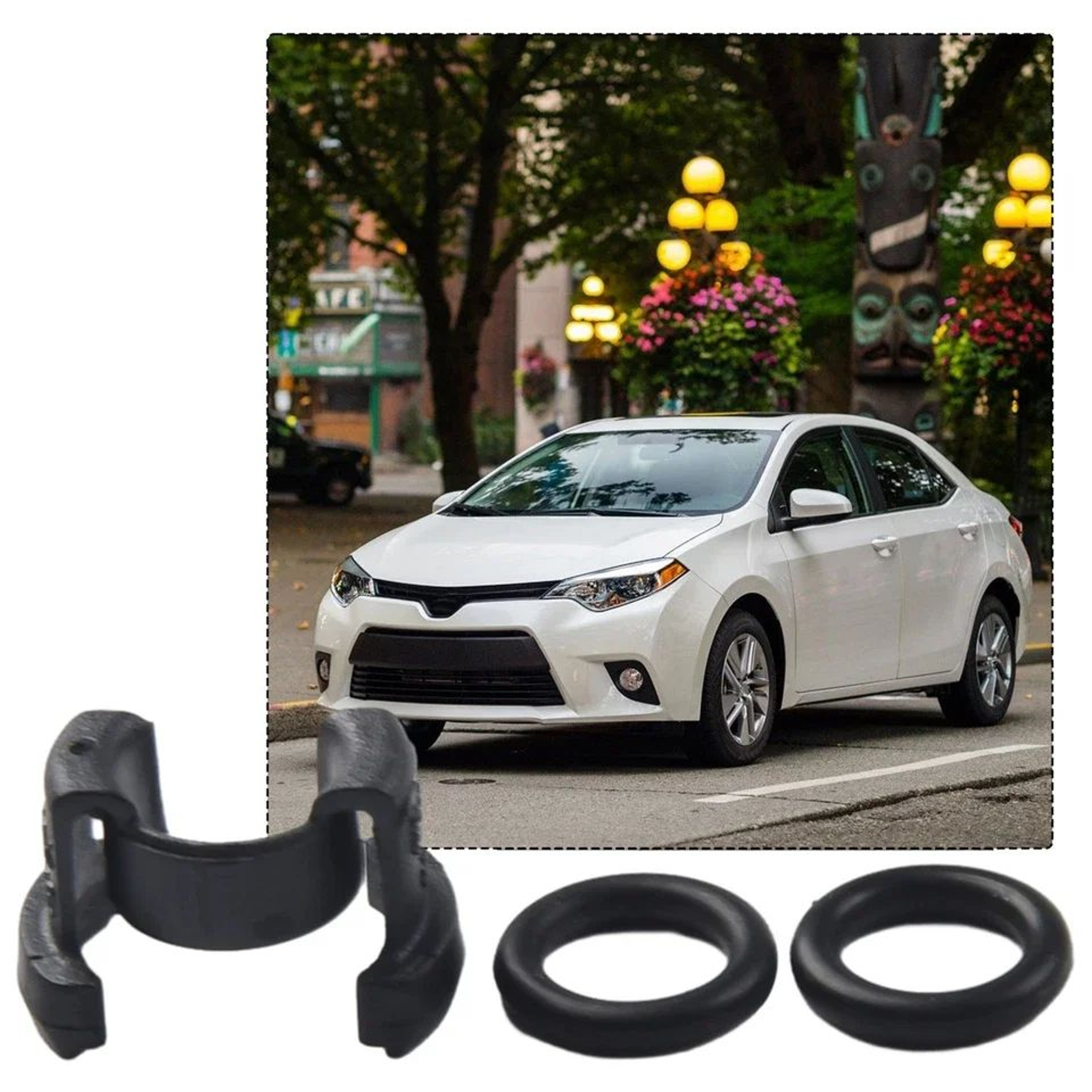 AC Condenser Hard Line Lock Clamp Clip Replacement For Toyota Hiace TT 2018 To 2022 0