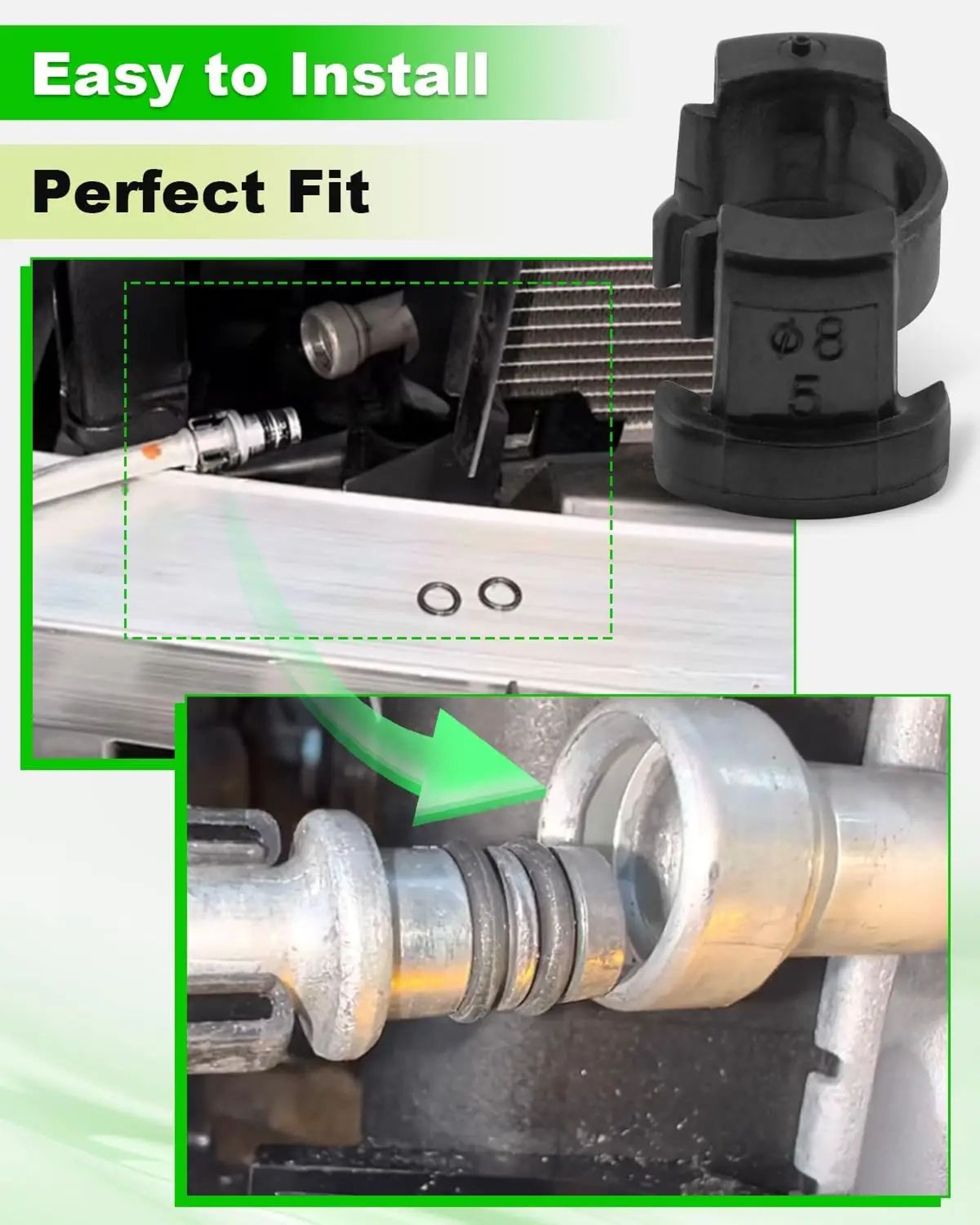 AC Condenser Hard Line Lock Clamp Clip Replacement For Toyota Hiace TT 2018 To 2022 3
