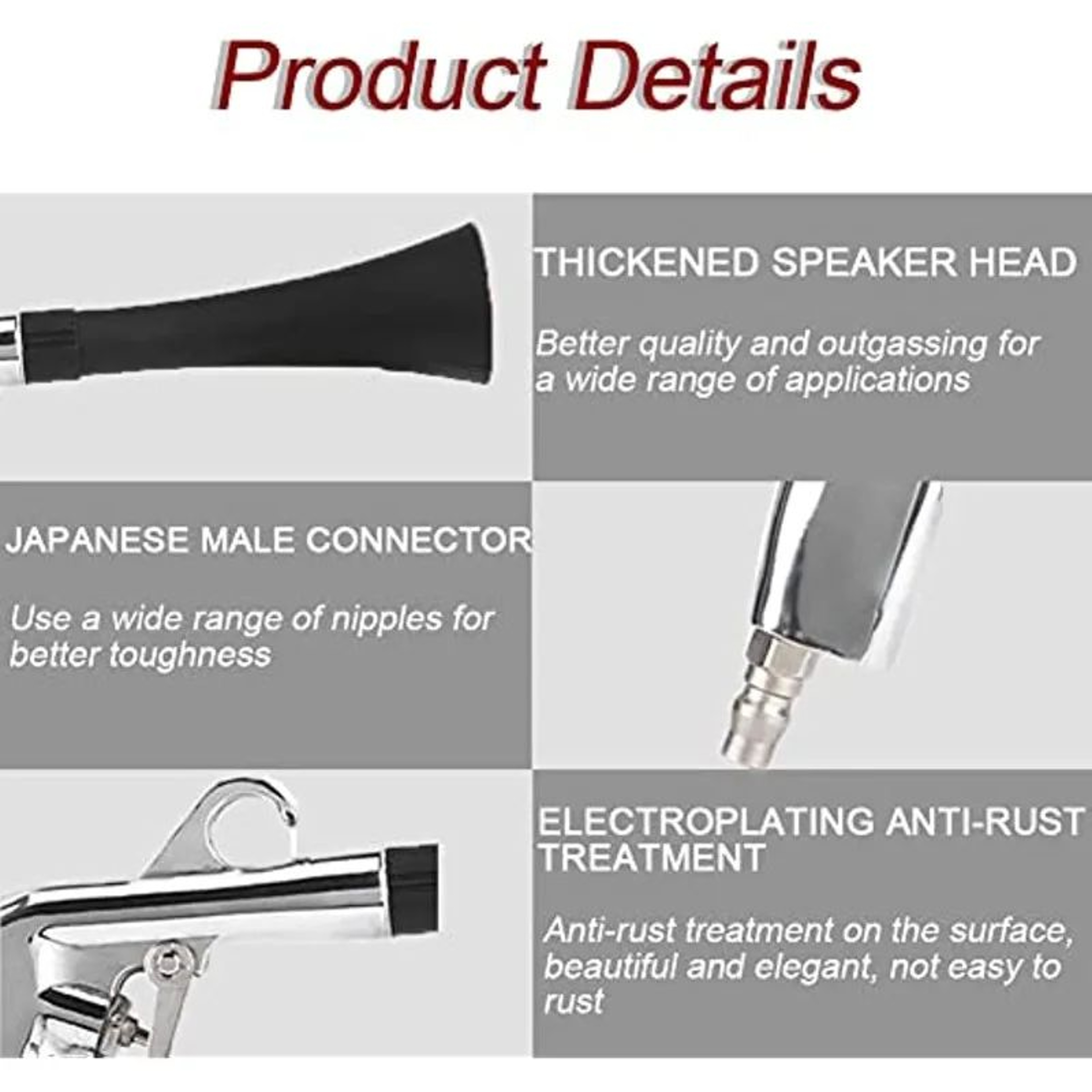 High Pressure Car Cleaning Air Blow Gun Interior Dust Cleaning Tool 5