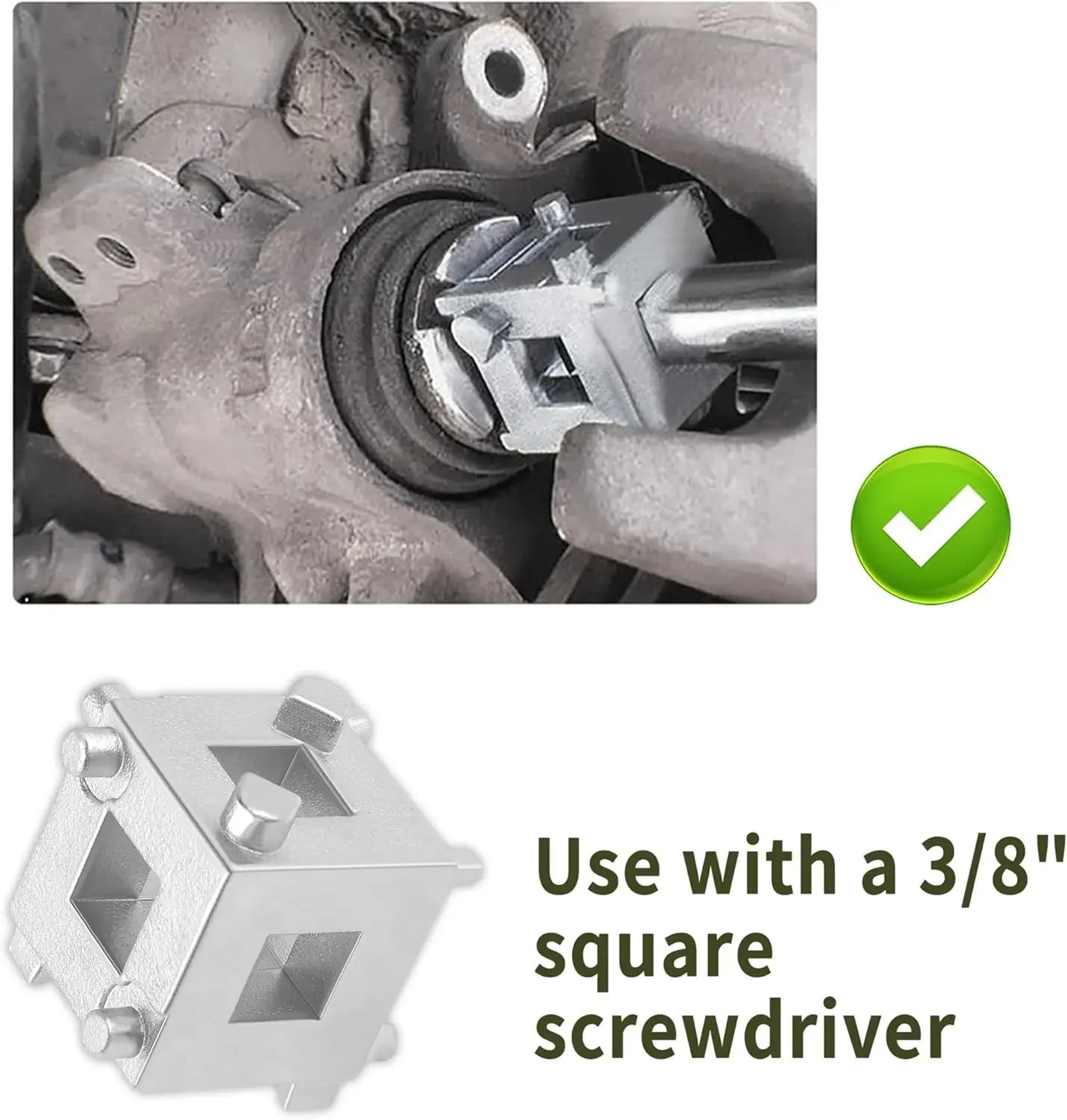Universal Disc Brake Caliper Piston Wind Back Tool For Brake Pad Replacement 0