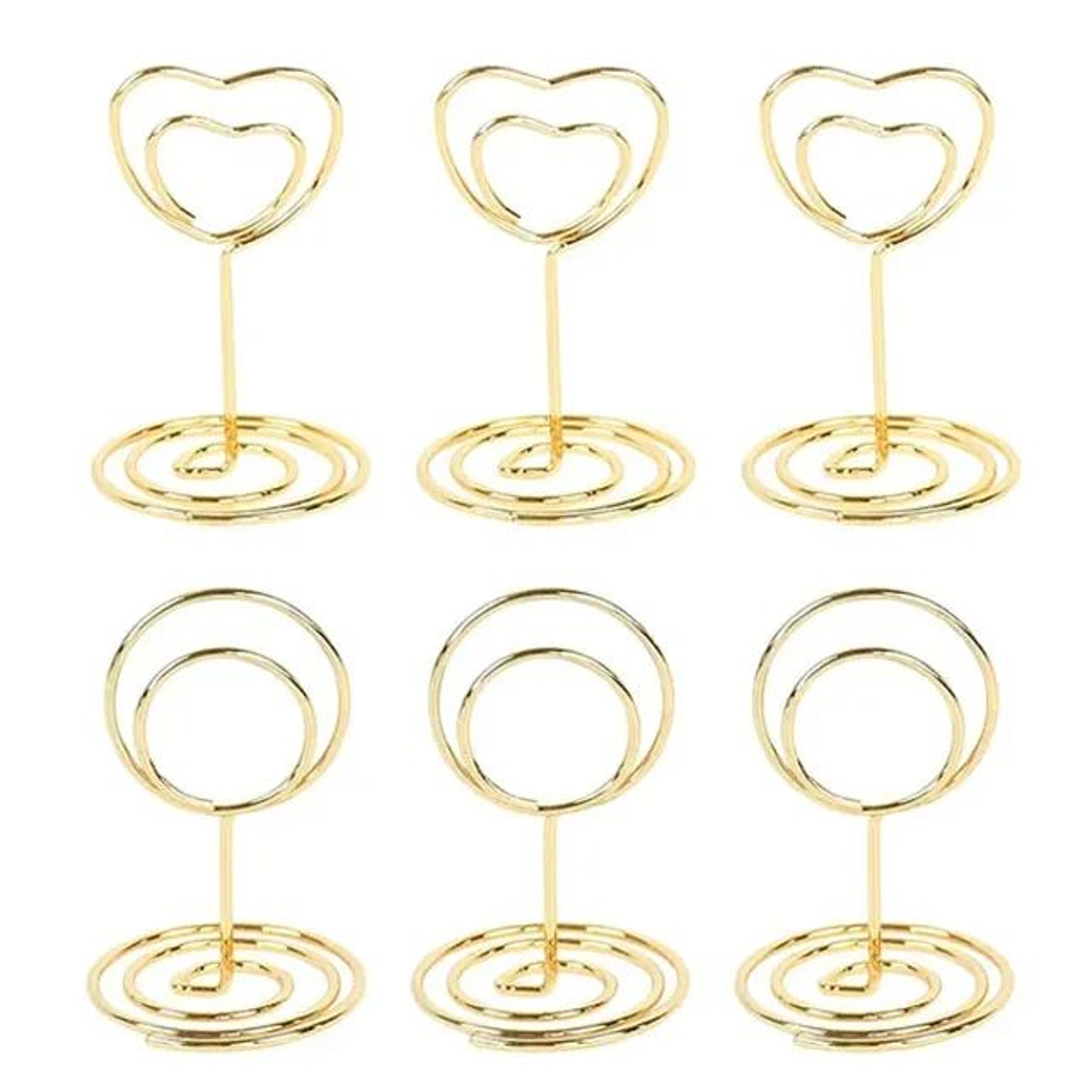 Metal Place Card Holders Photo Clip Stands For Weddings And Events 7