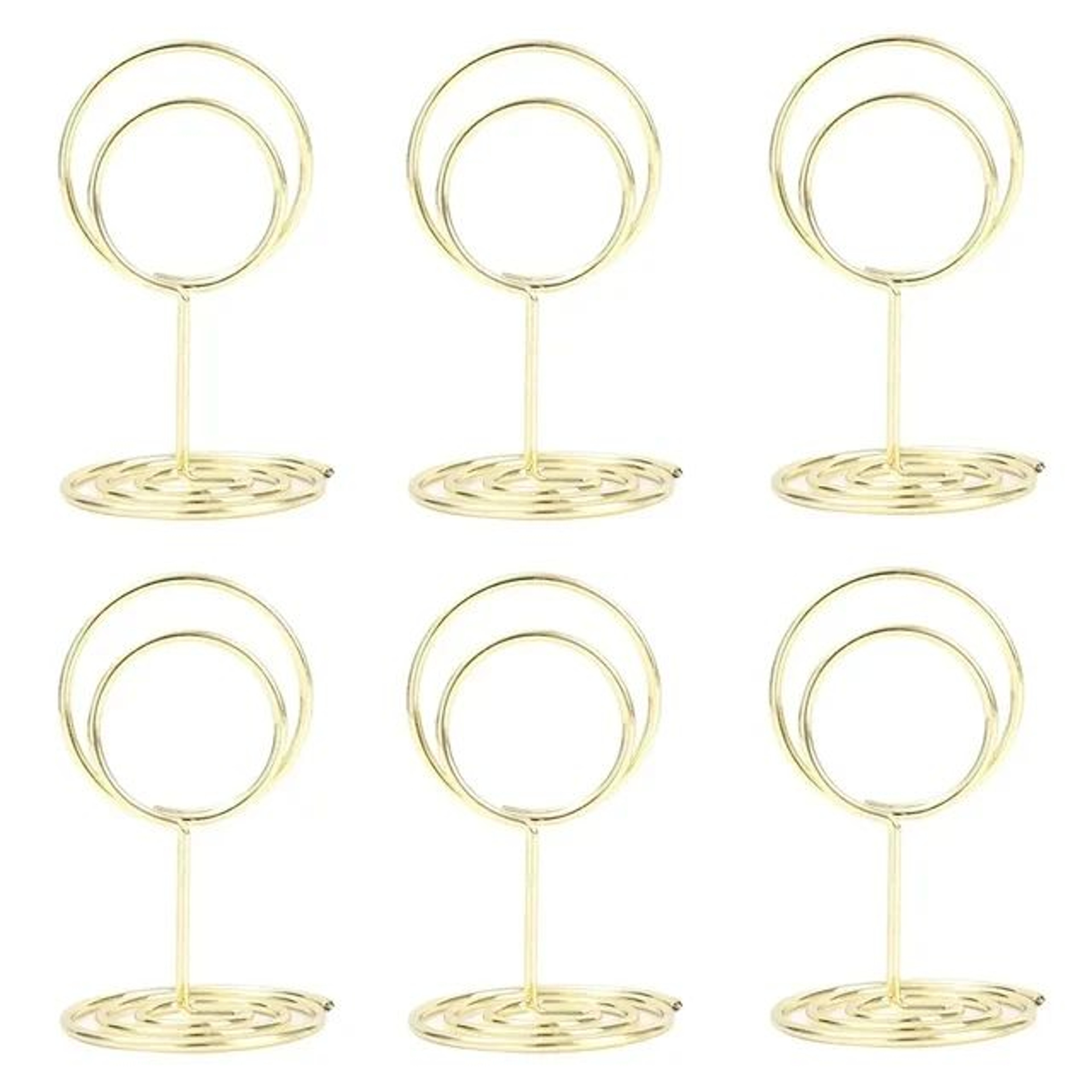Metal Place Card Holders Photo Clip Stands For Weddings And Events 8