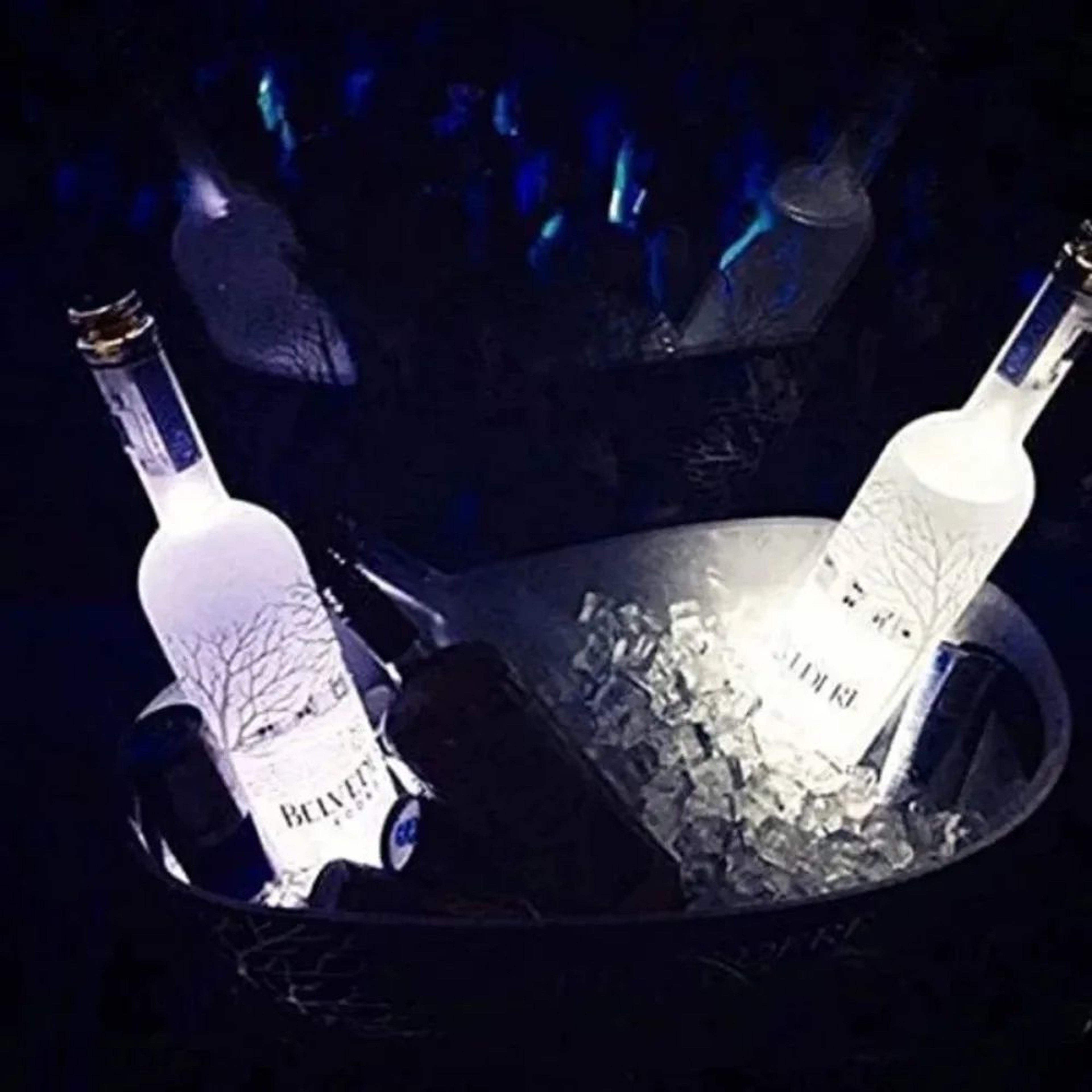 LED Light Up Cup Coaster Bottle Sticker Party Lights 3