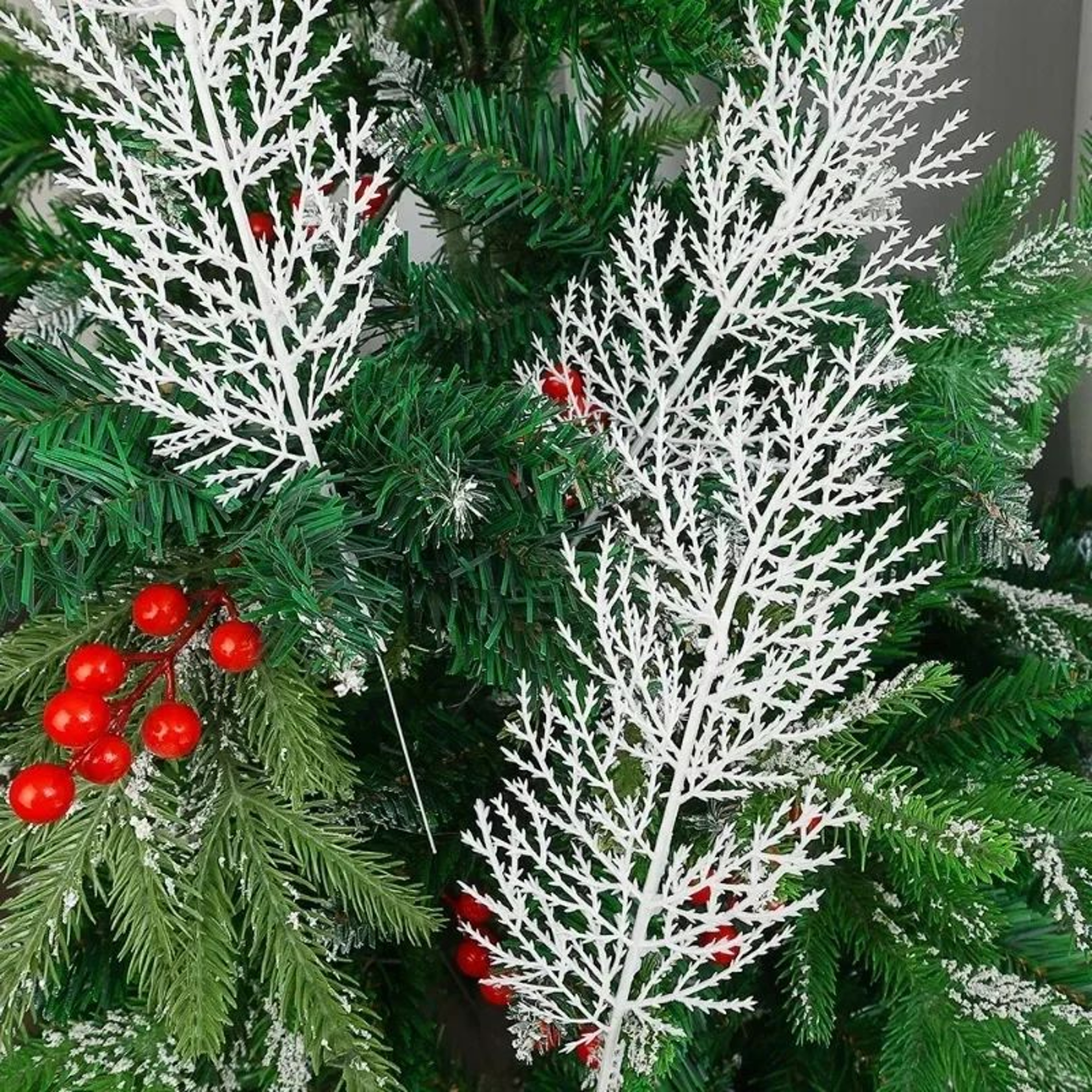 Artificial Pine Branches For Christmas Wreath Decorations 2