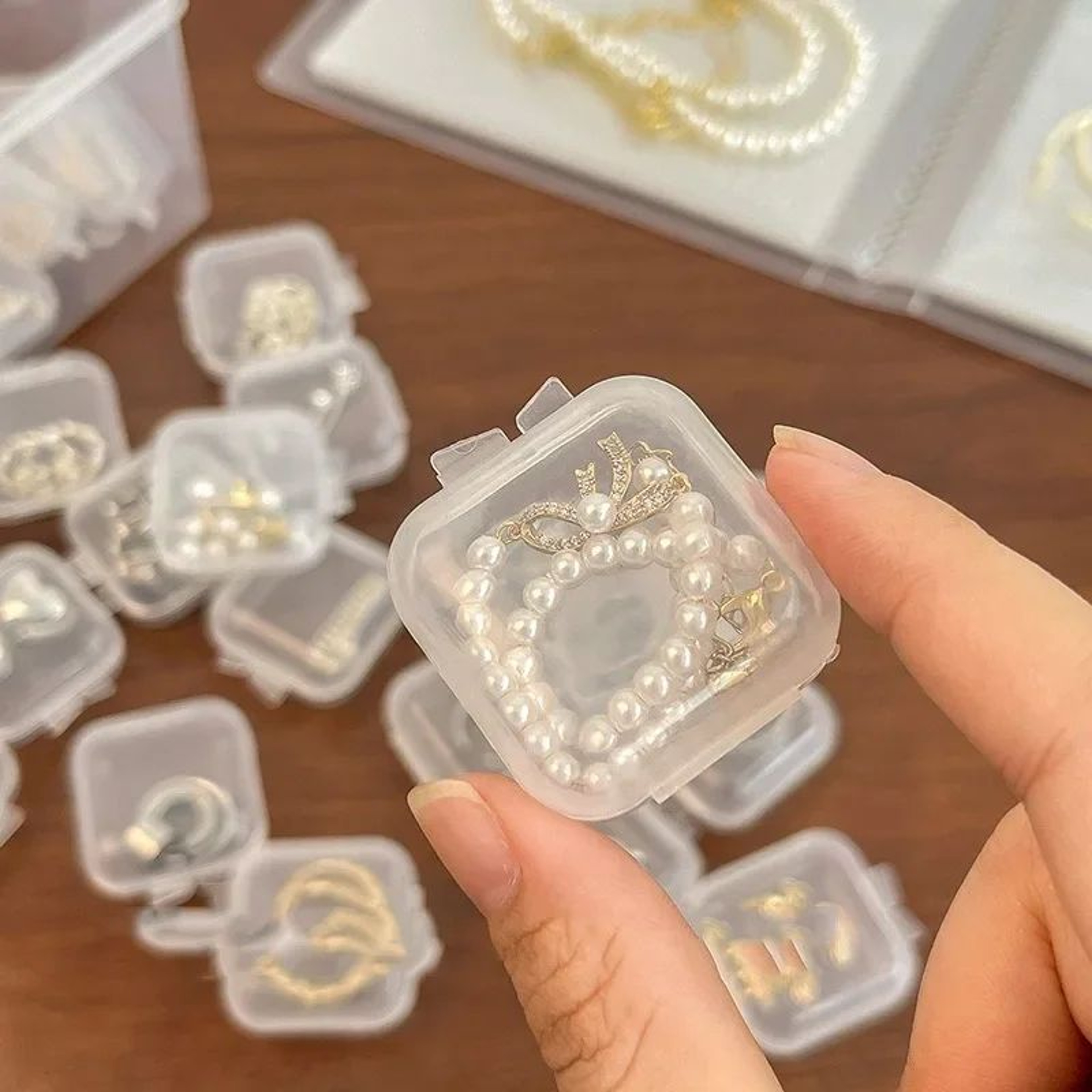 Transparent Mini Storage Box For Jewelry And Small Items 2