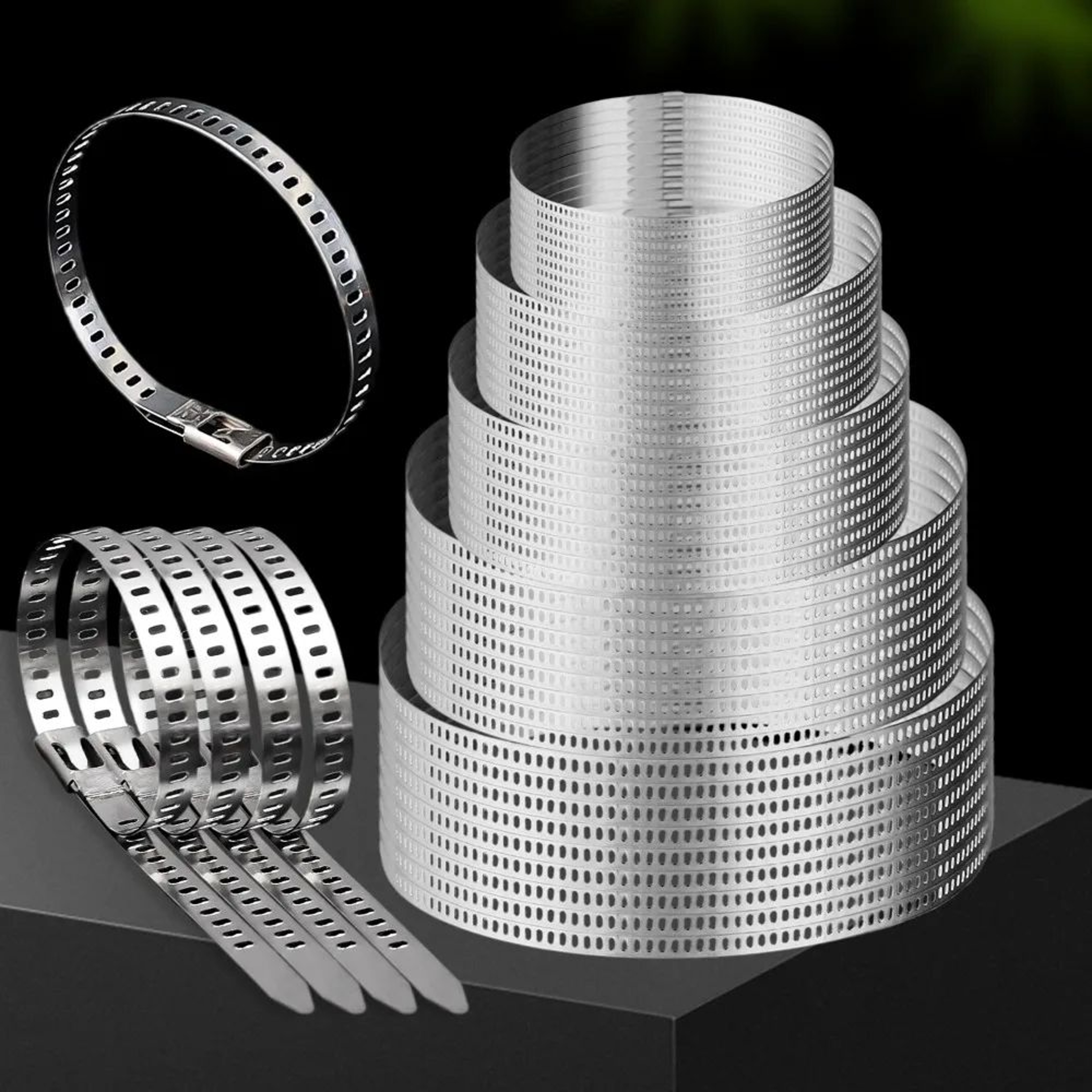 Heavy Duty Stainless Steel Self Locking Cable Ties 3