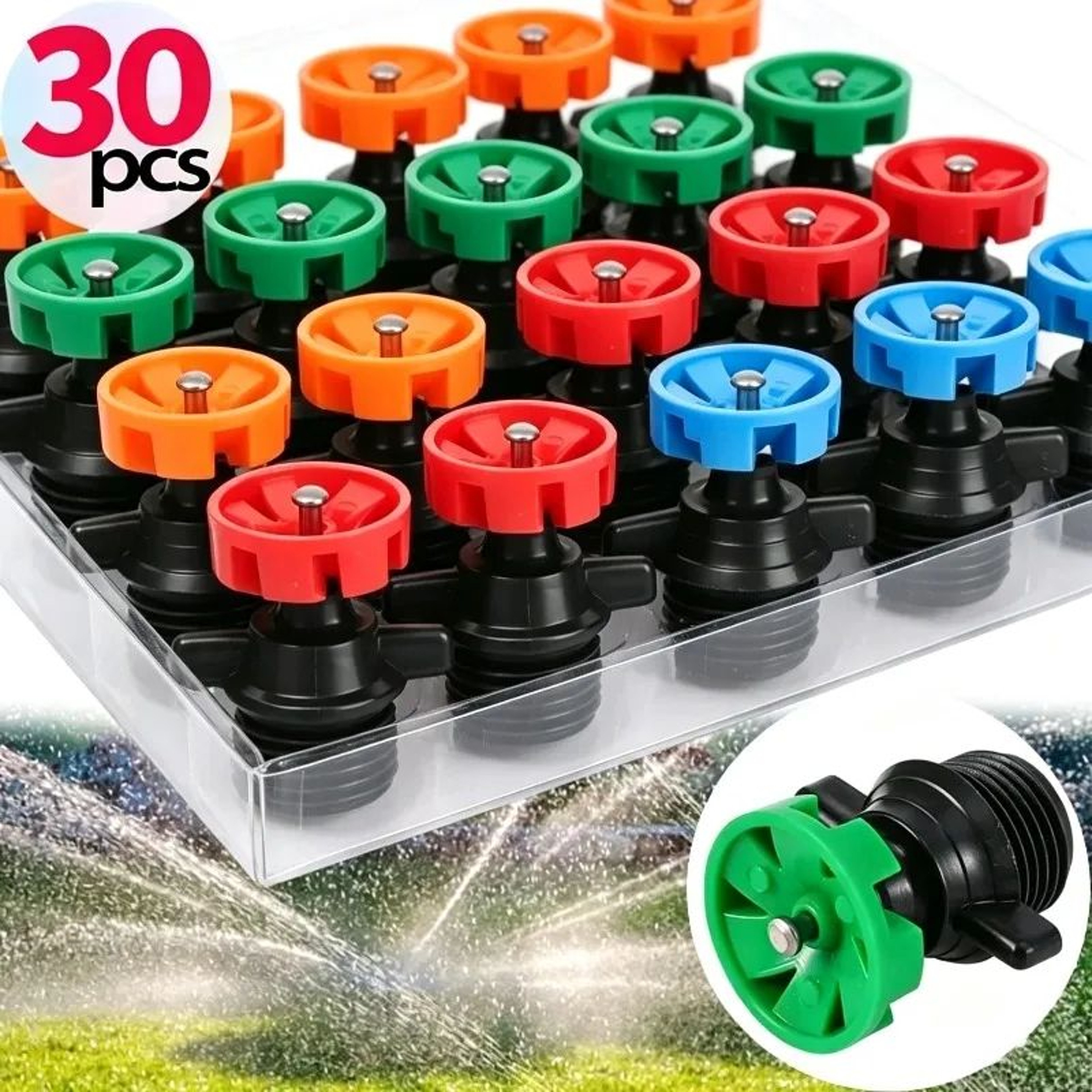 360 Degree Rotating Garden Irrigation Sprinkler Nozzle 0