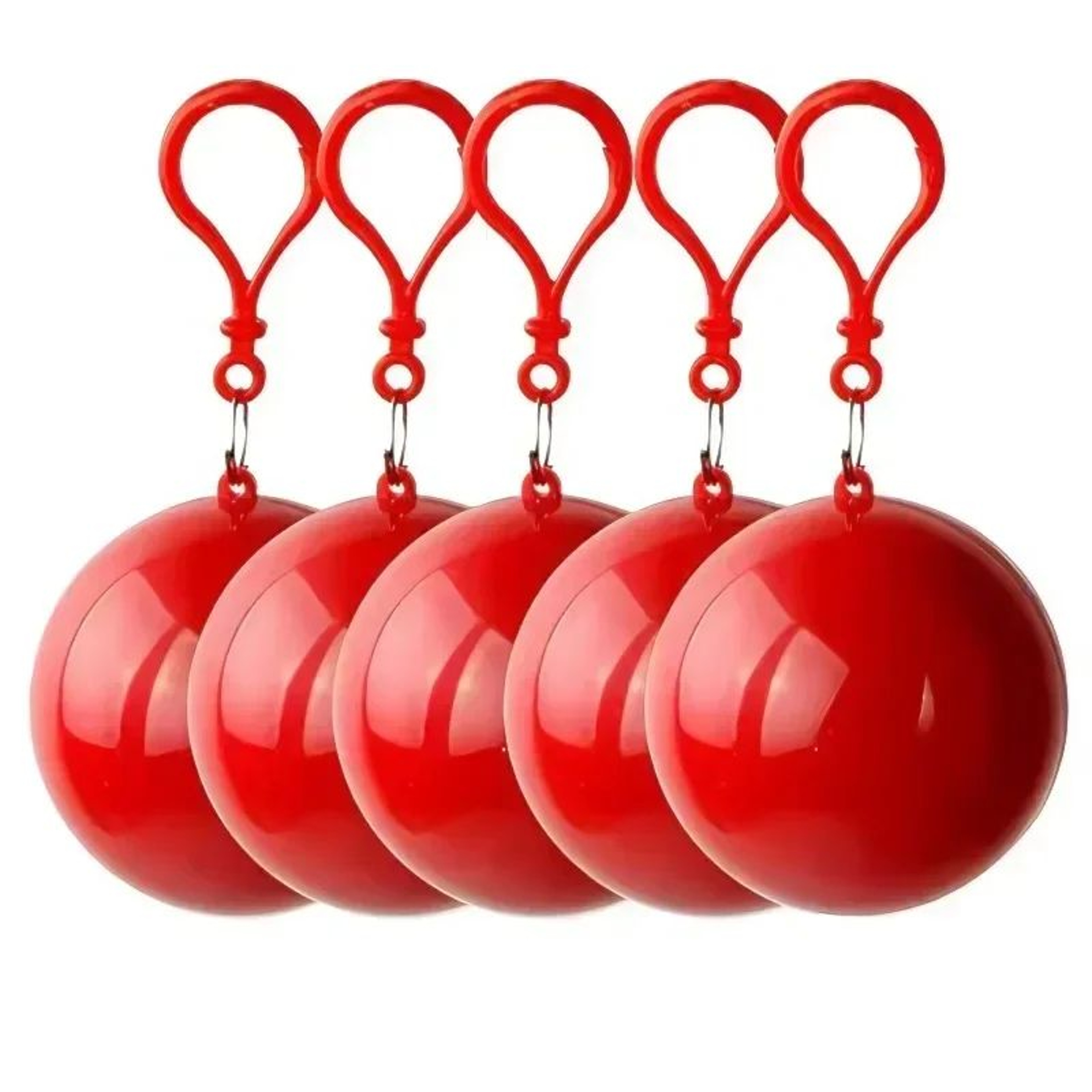 Portable Emergency Raincoat Ball With Keychain Waterproof Poncho 9