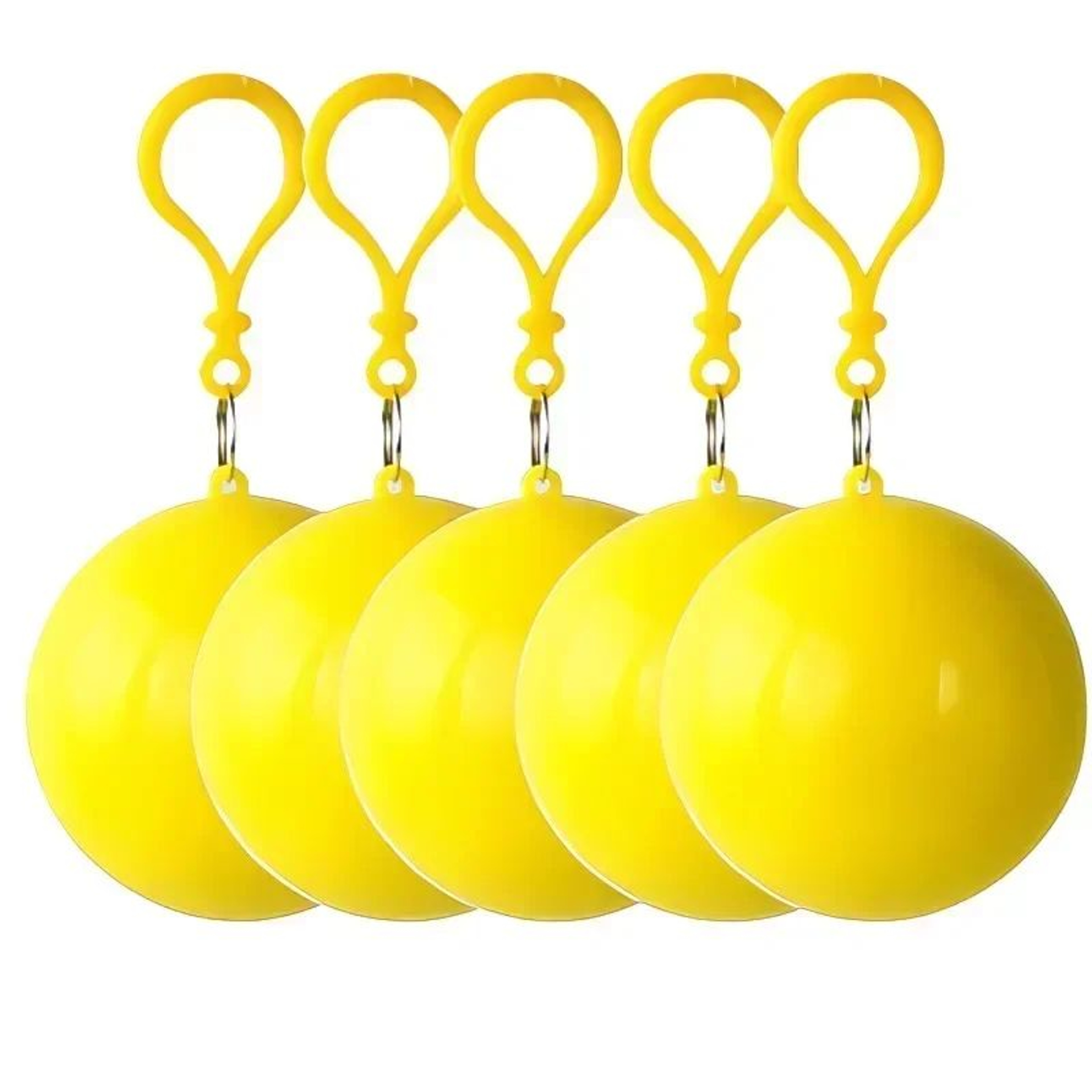 Portable Emergency Raincoat Ball With Keychain Waterproof Poncho 11
