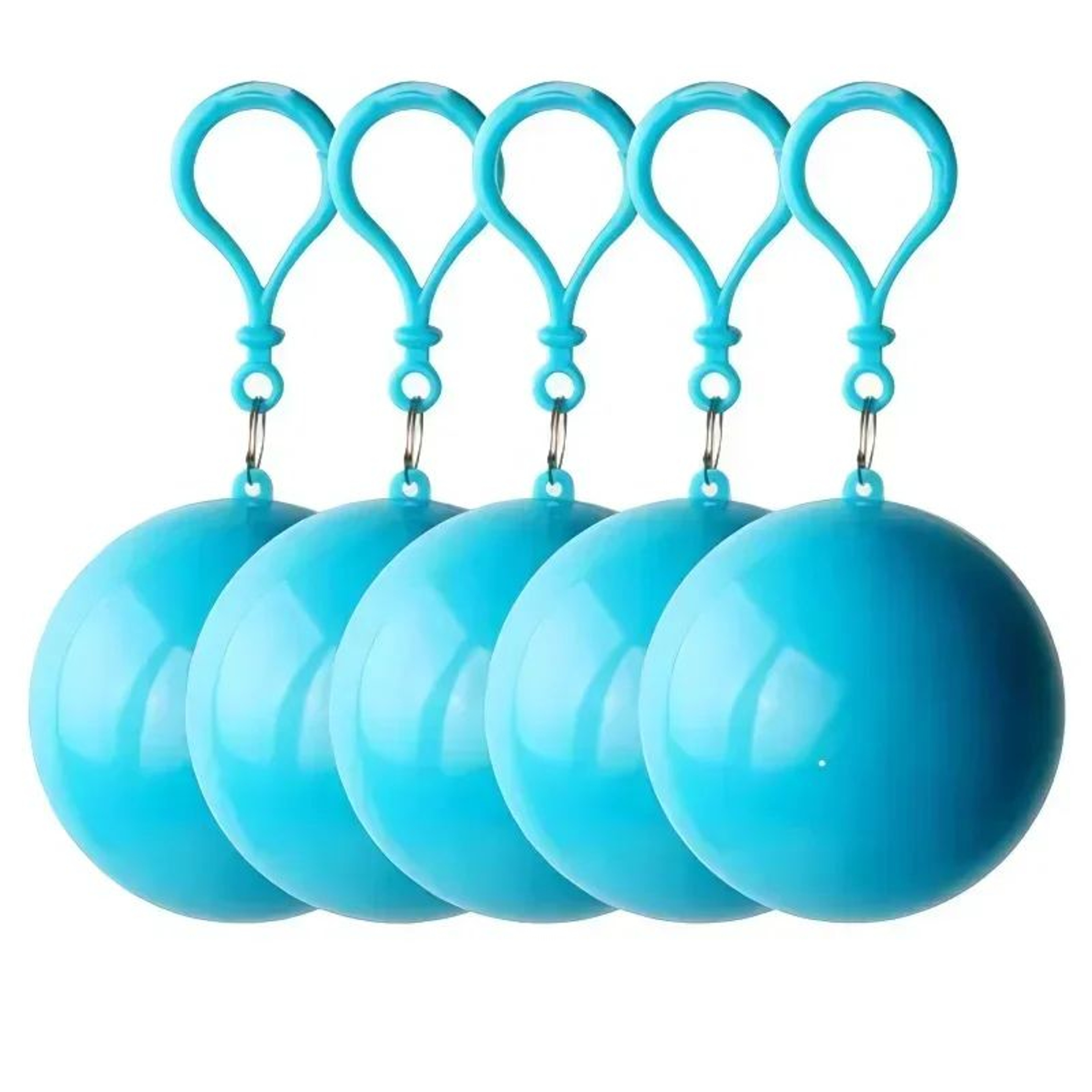 Portable Emergency Raincoat Ball With Keychain Waterproof Poncho 7
