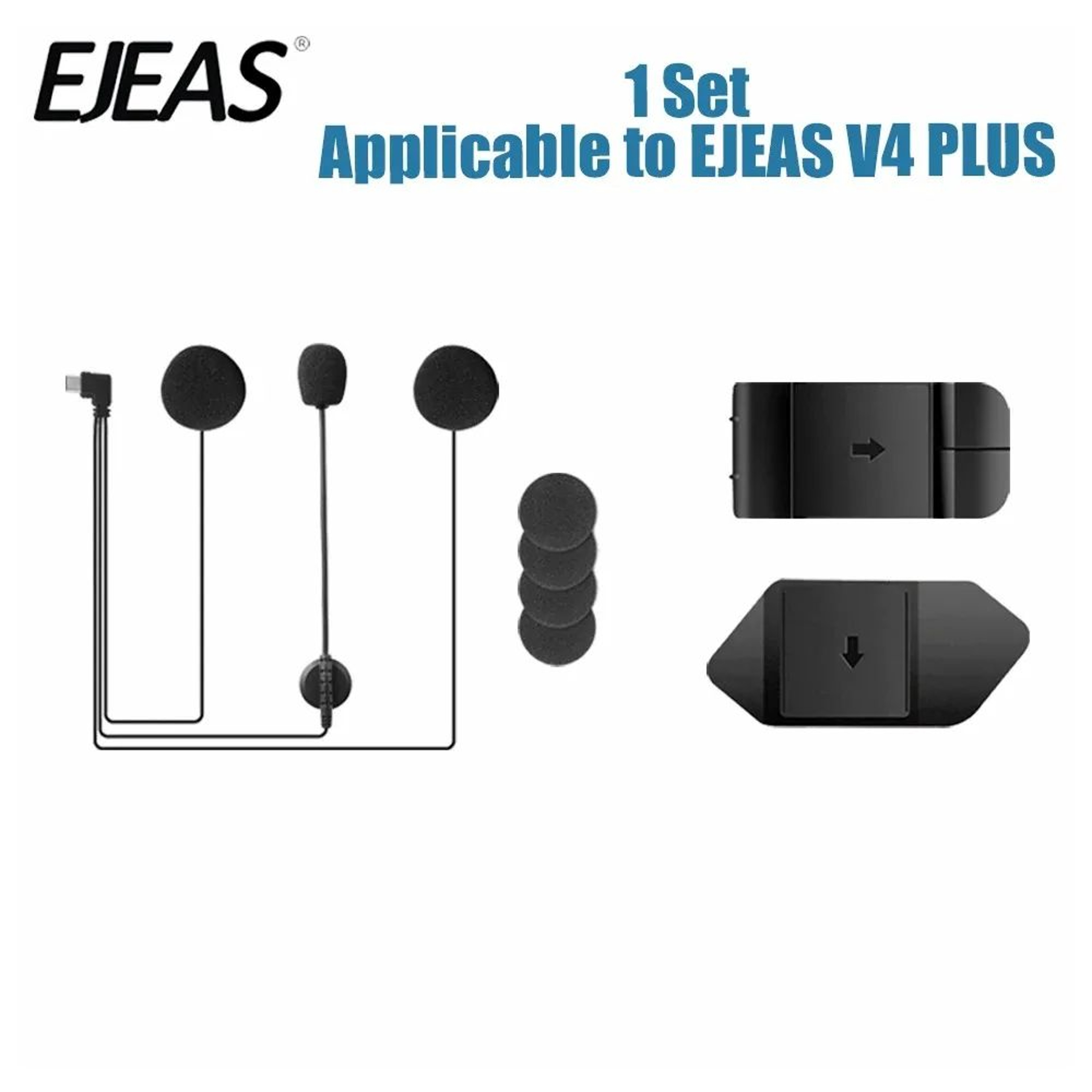 EJEAS V6 Pro Plus V4 Plus Motorcycle Helmet Headset Kit 5