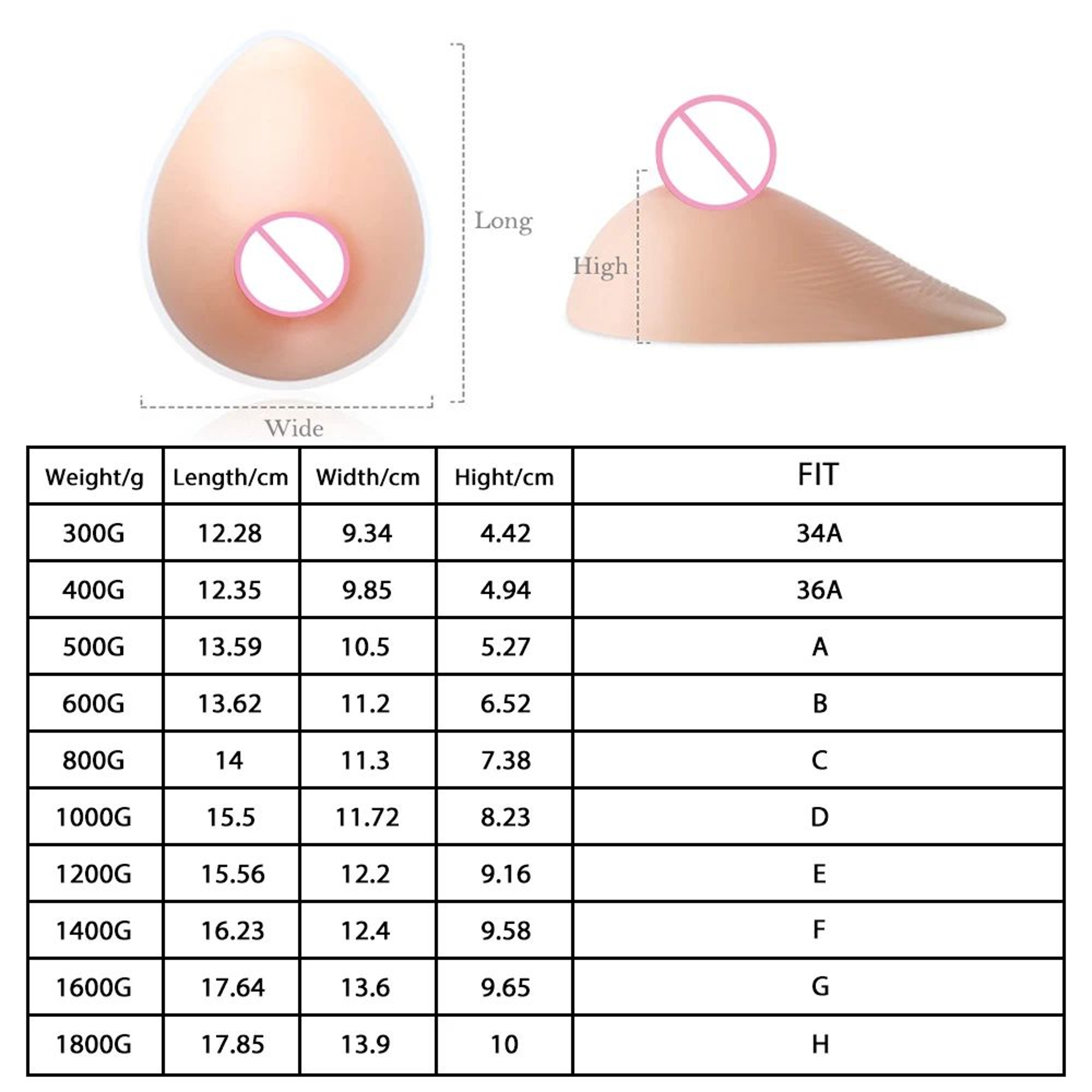 Silicone Breast Enhancer Pads Soft Bra Inserts For Cosplay And Everyday Wear 5