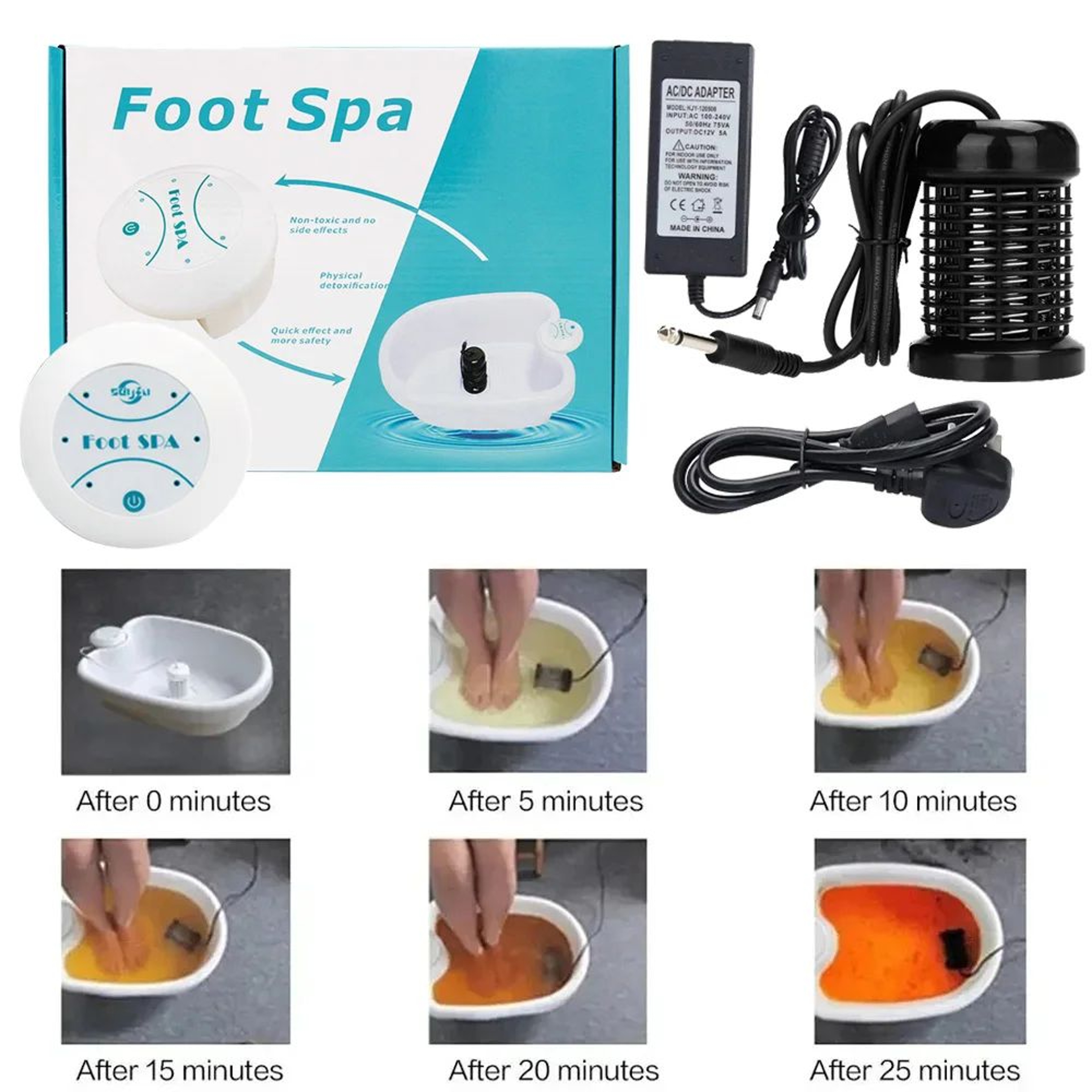 Detox Ionic Foot Spa Machine Electric Foot Massager 0