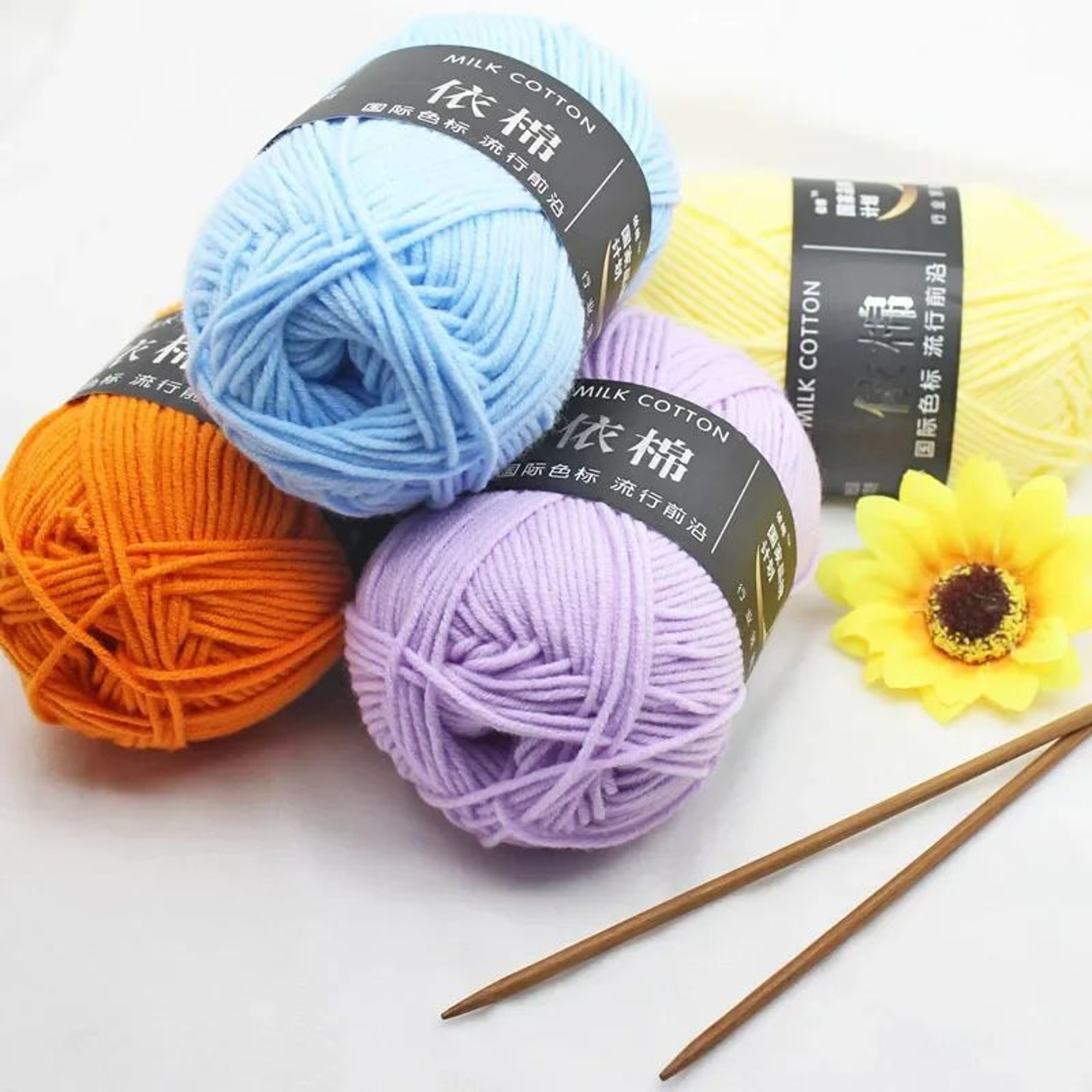 Milk Cotton Yarn For Knitting And Crochet 1