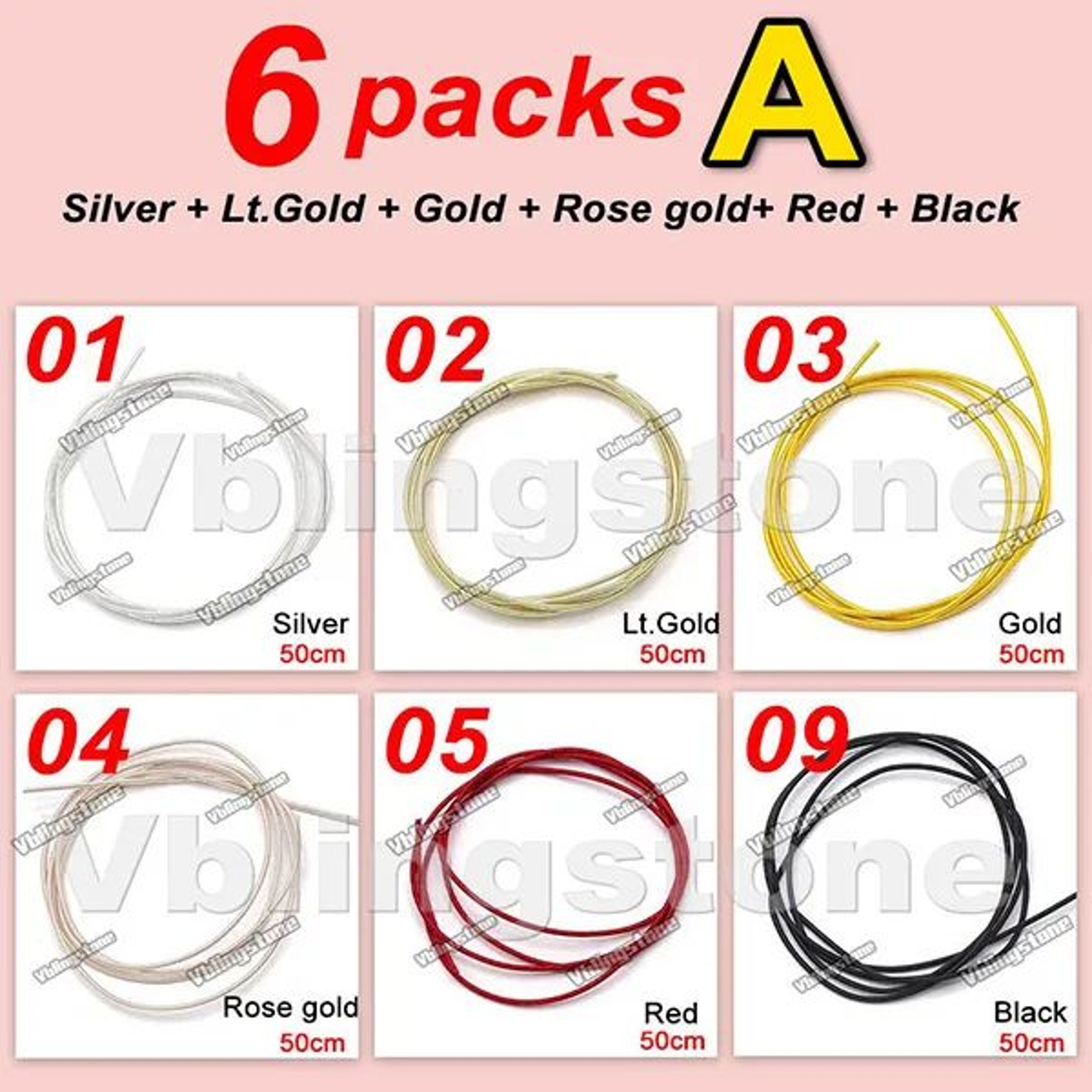 Metal Bullion Wire For Embroidery And Jewelry Making 16
