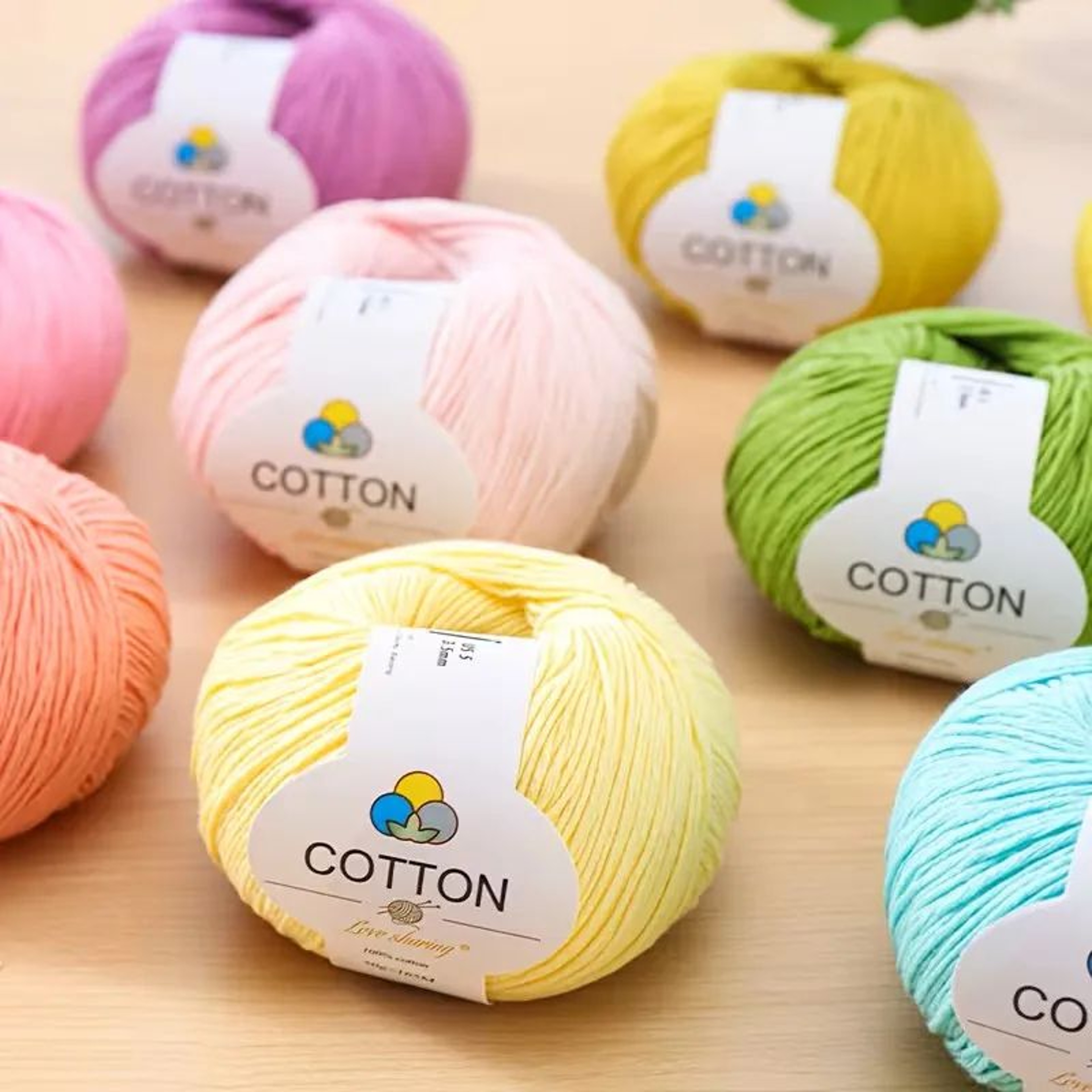 100 Percent Cotton Yarn Set 8 Ply 6 Pack 0