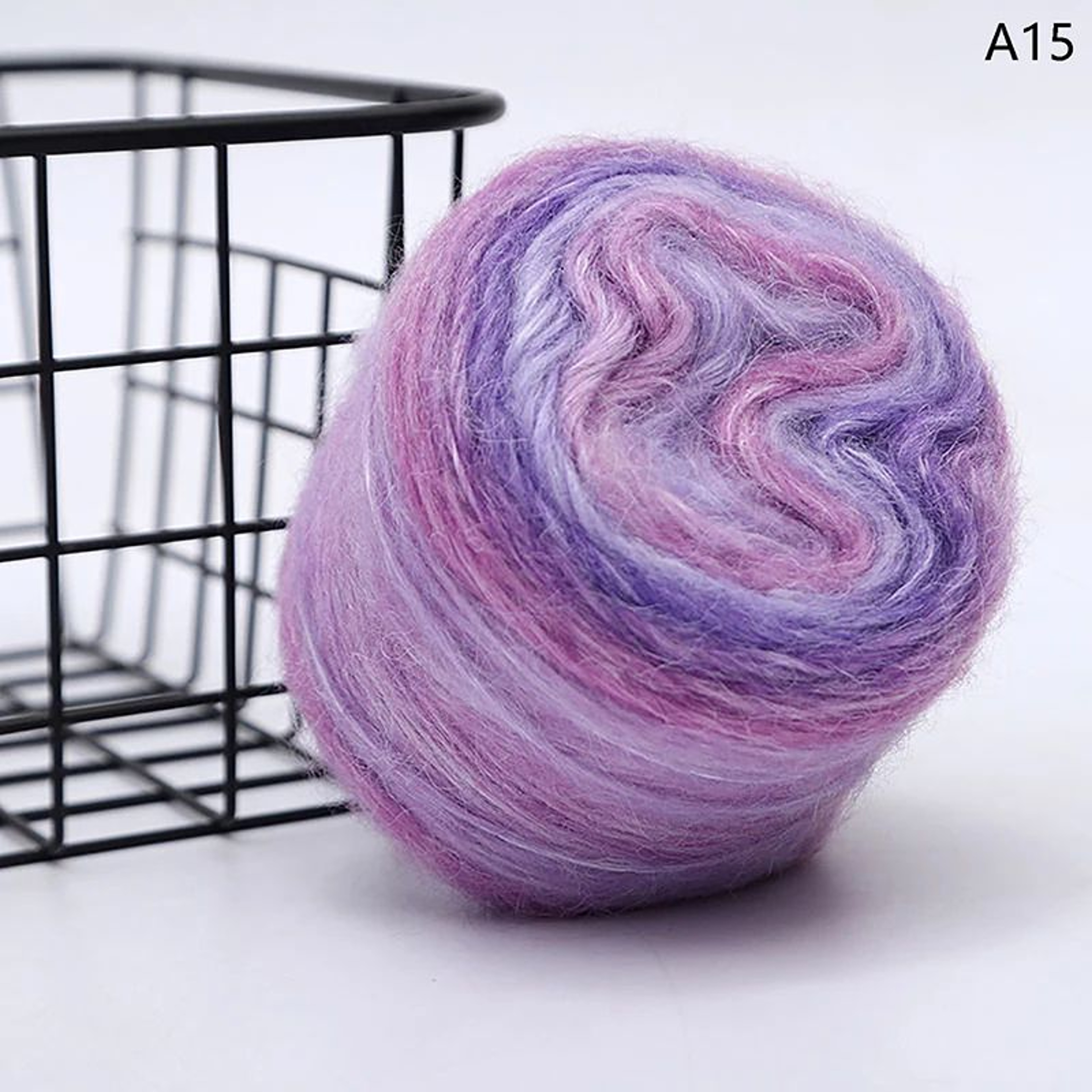 Gradient Mohair Yarn Rainbow Knitting Yarn For Crochet And DIY Crafts 8