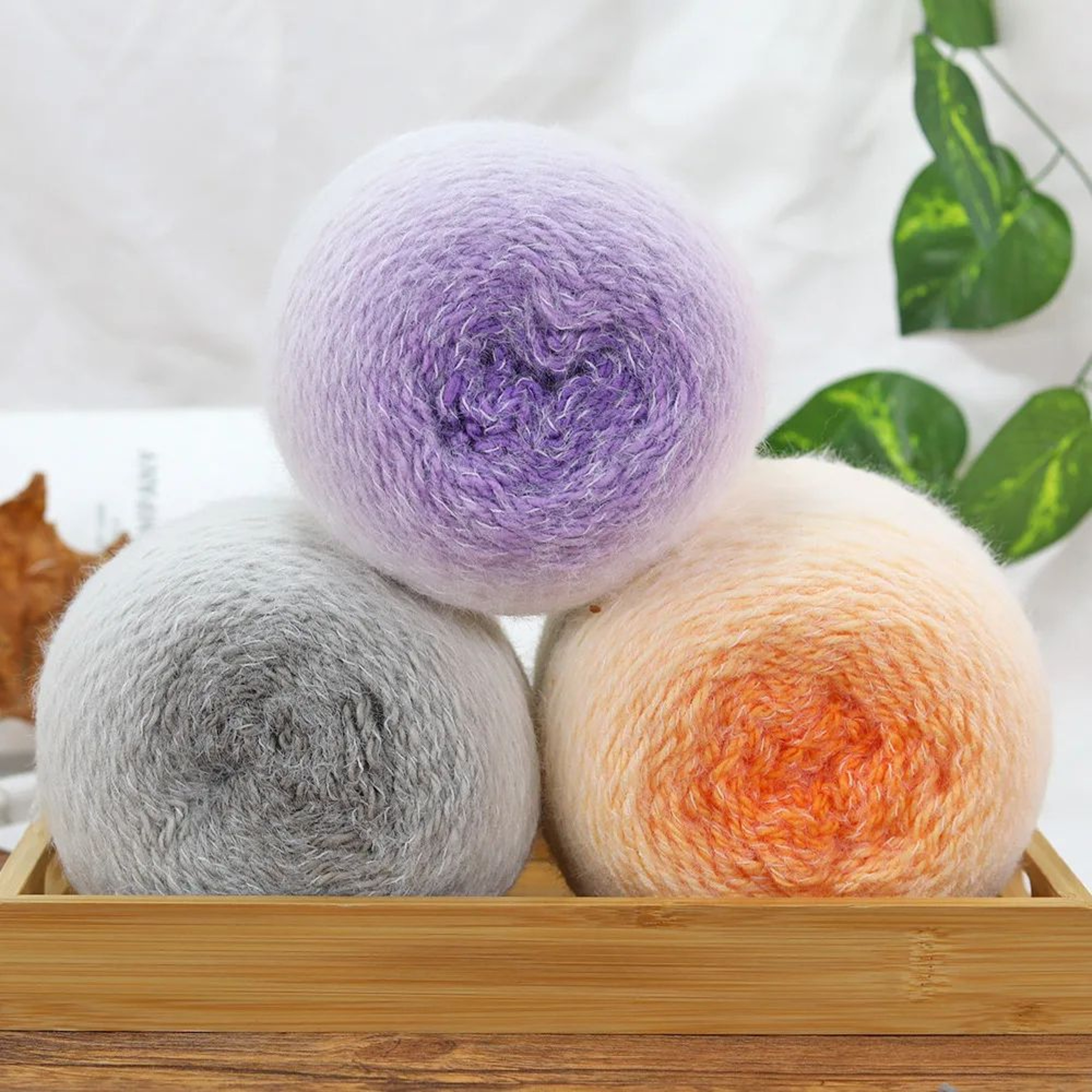Gradient Plush Cake Yarn For Crochet And Knitting 1
