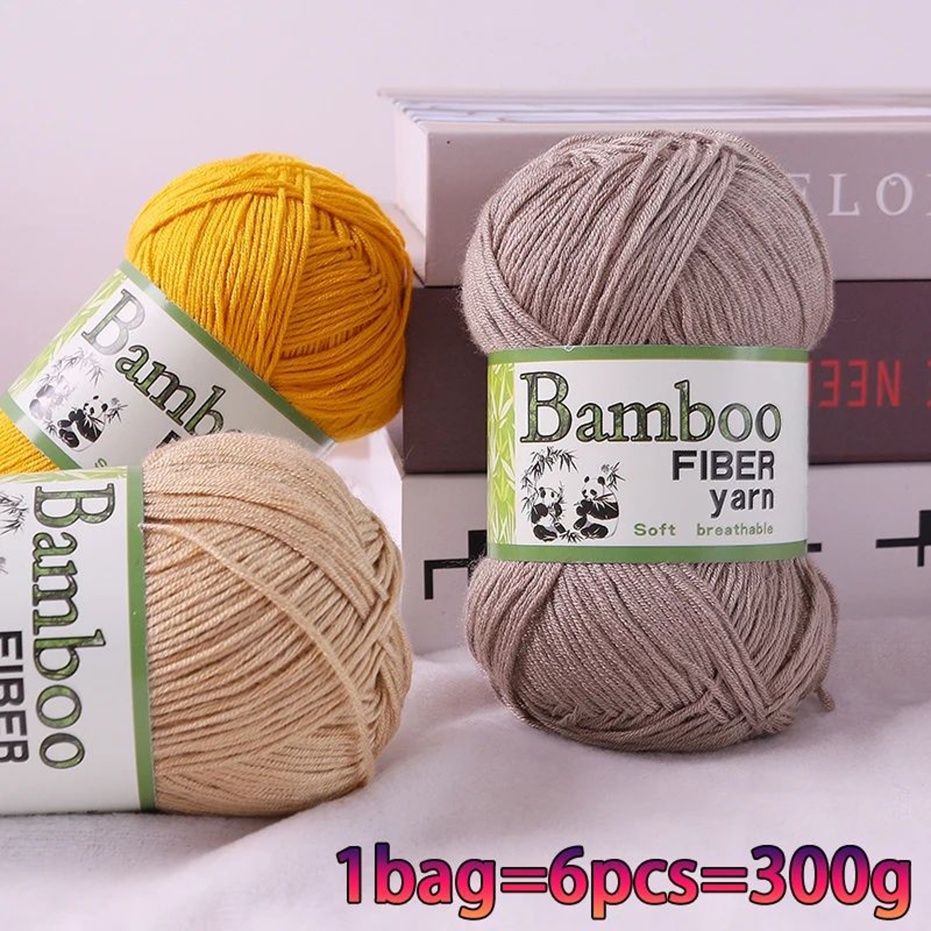 Bamboo Cotton Yarn Set For Crochet And Knitting 1
