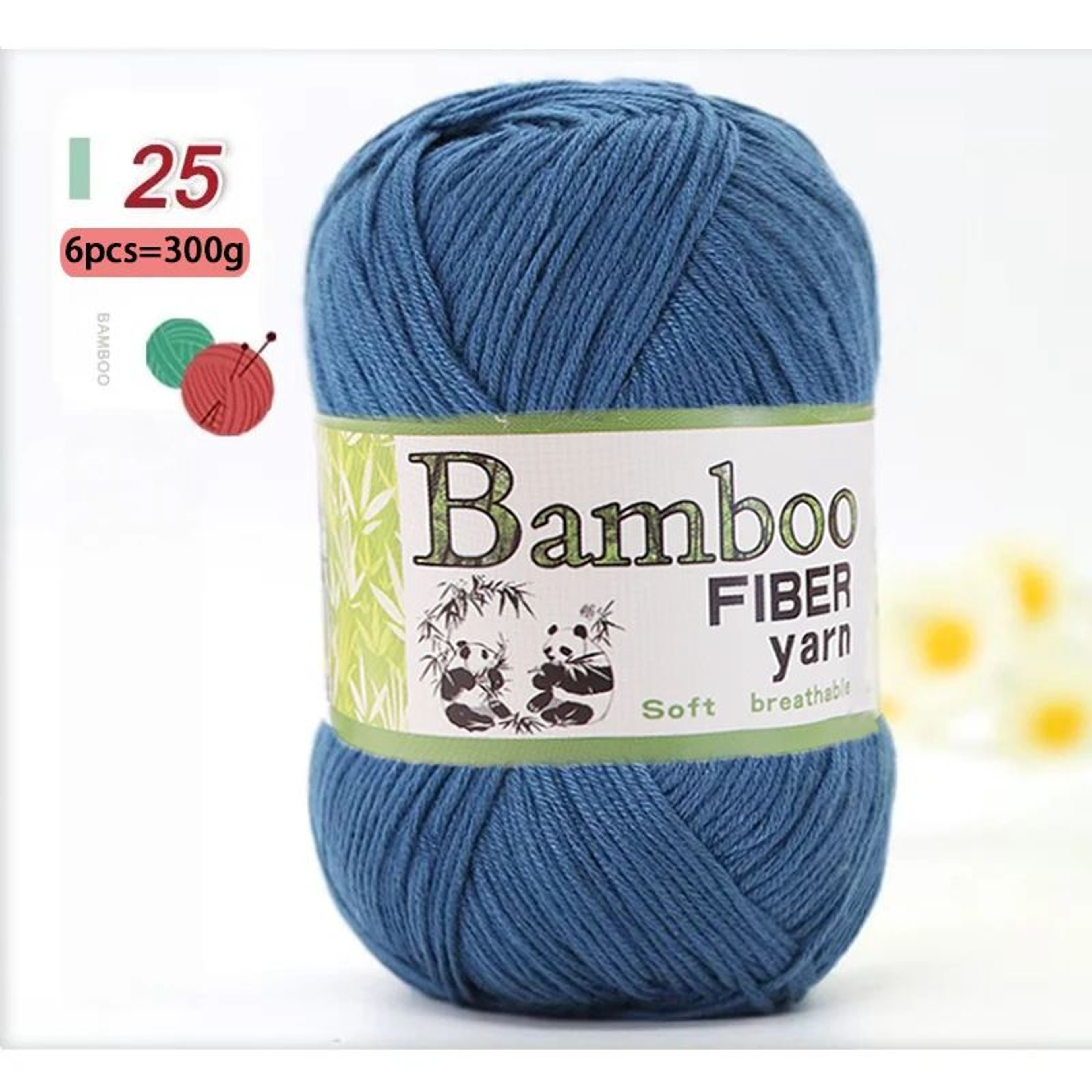 Bamboo Cotton Yarn Set For Crochet And Knitting 23