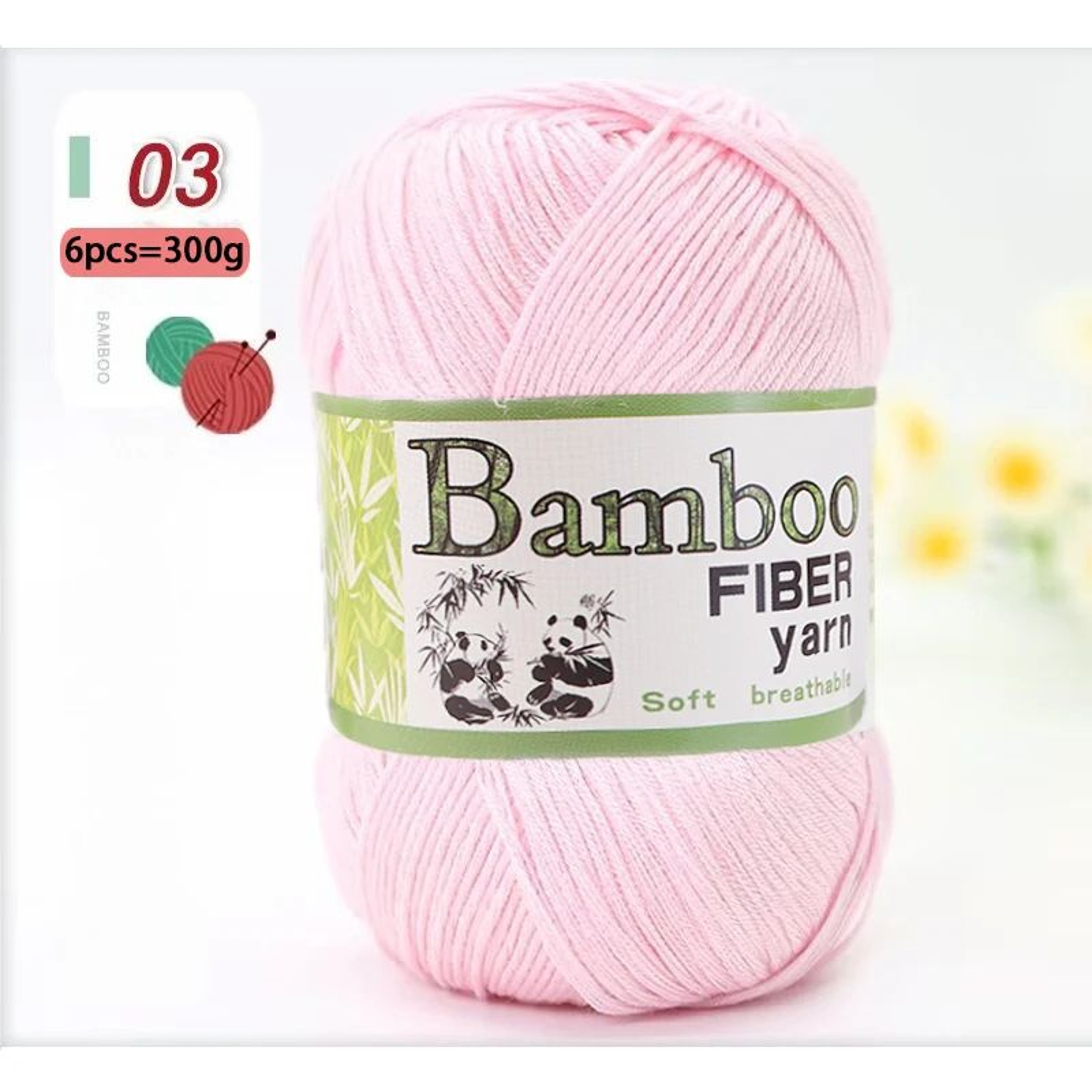 Bamboo Cotton Yarn Set For Crochet And Knitting 9