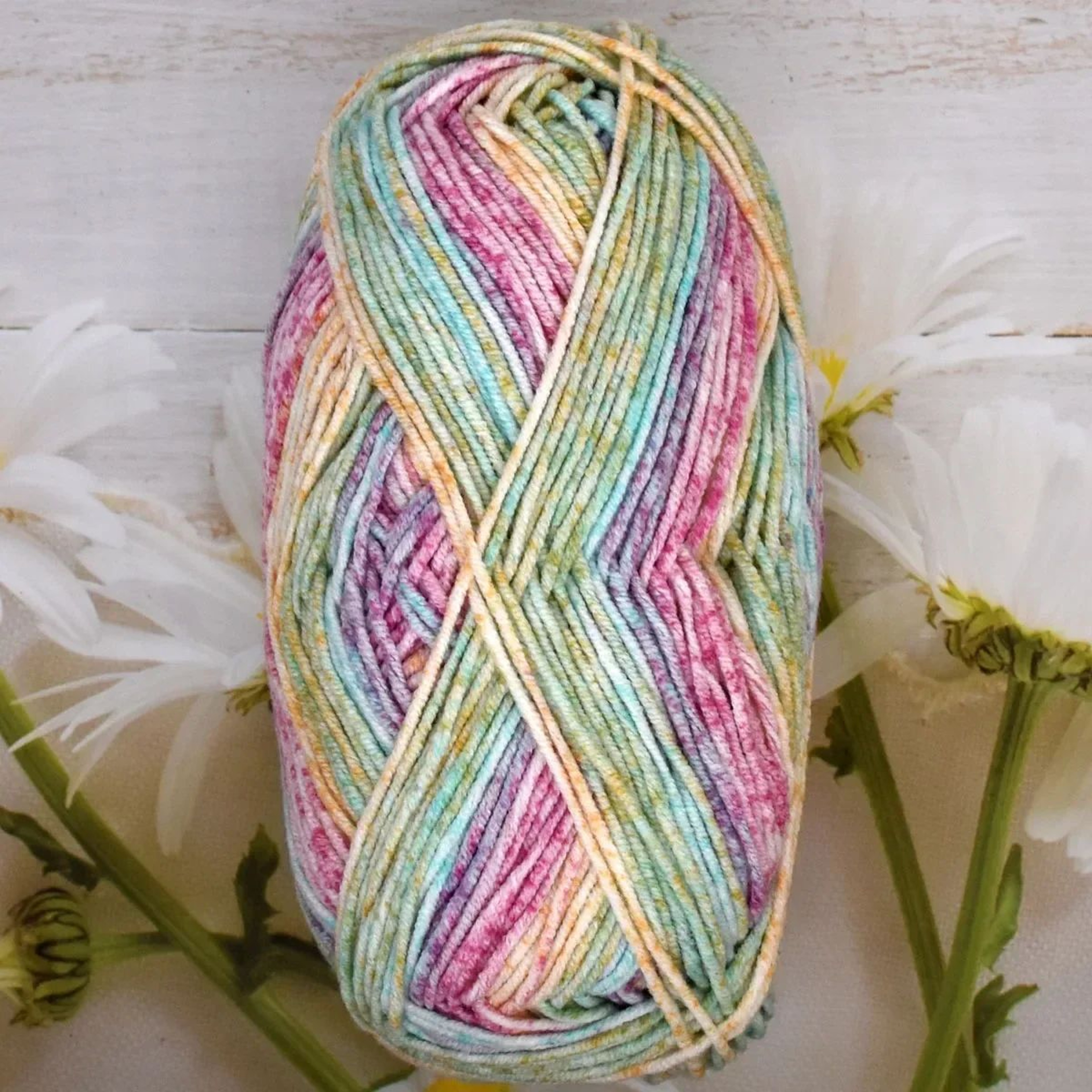 5 Pack Rainbow Milk Cotton Yarn For Crochet And Knitting 6