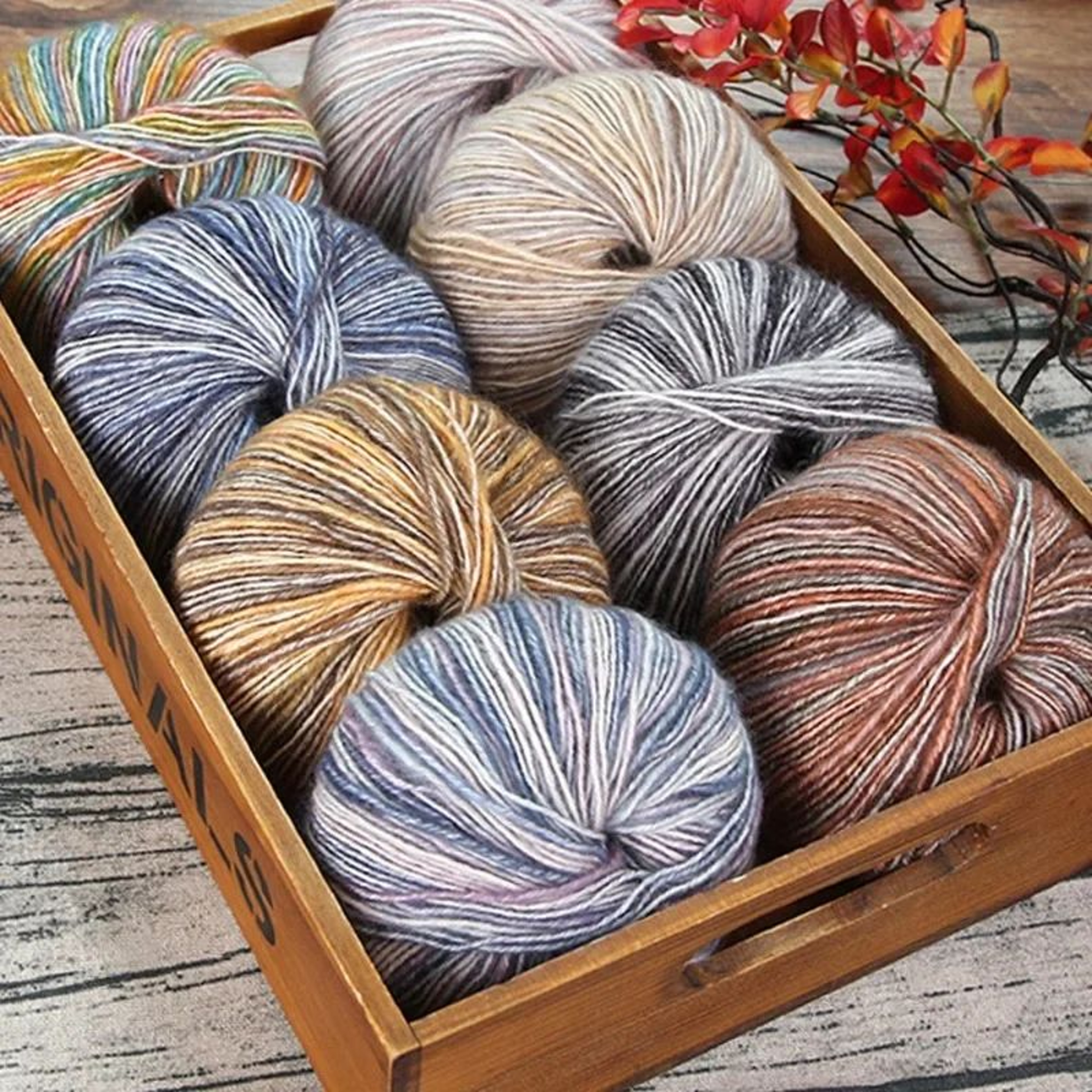 Rainbow Alpaca Wool Yarn For Crochet And Knitting 0