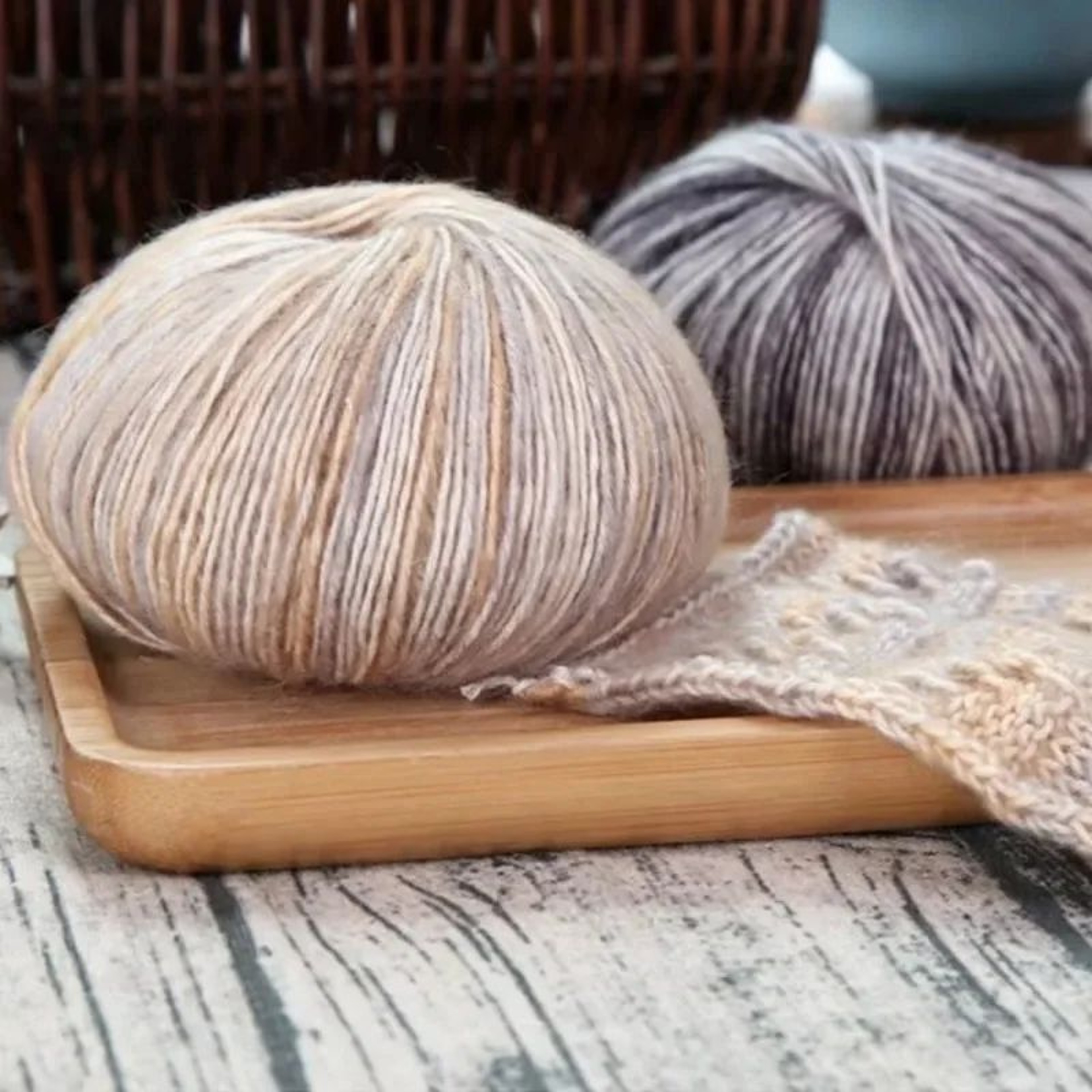 Rainbow Alpaca Wool Yarn For Crochet And Knitting 4
