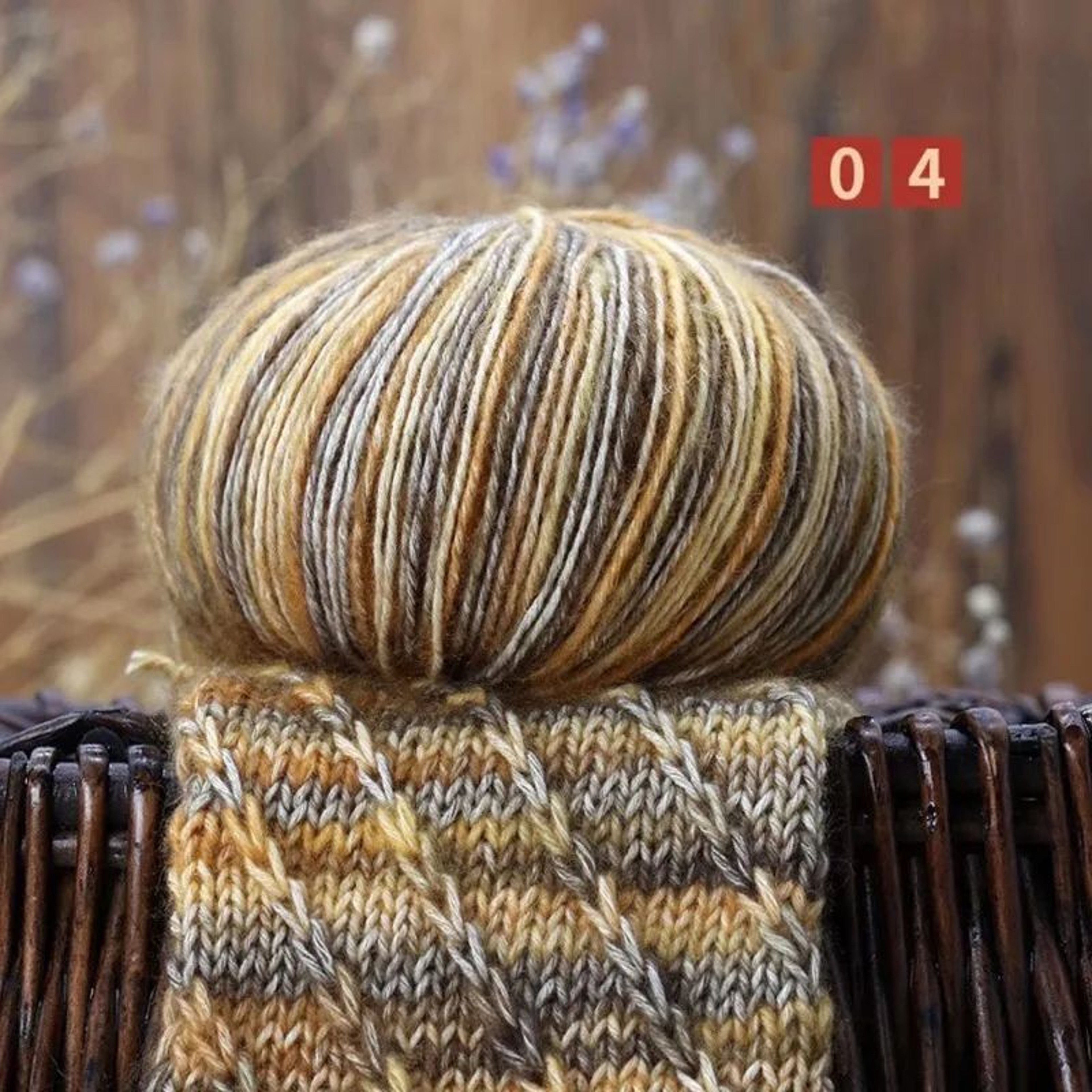 Rainbow Alpaca Wool Yarn For Crochet And Knitting 9