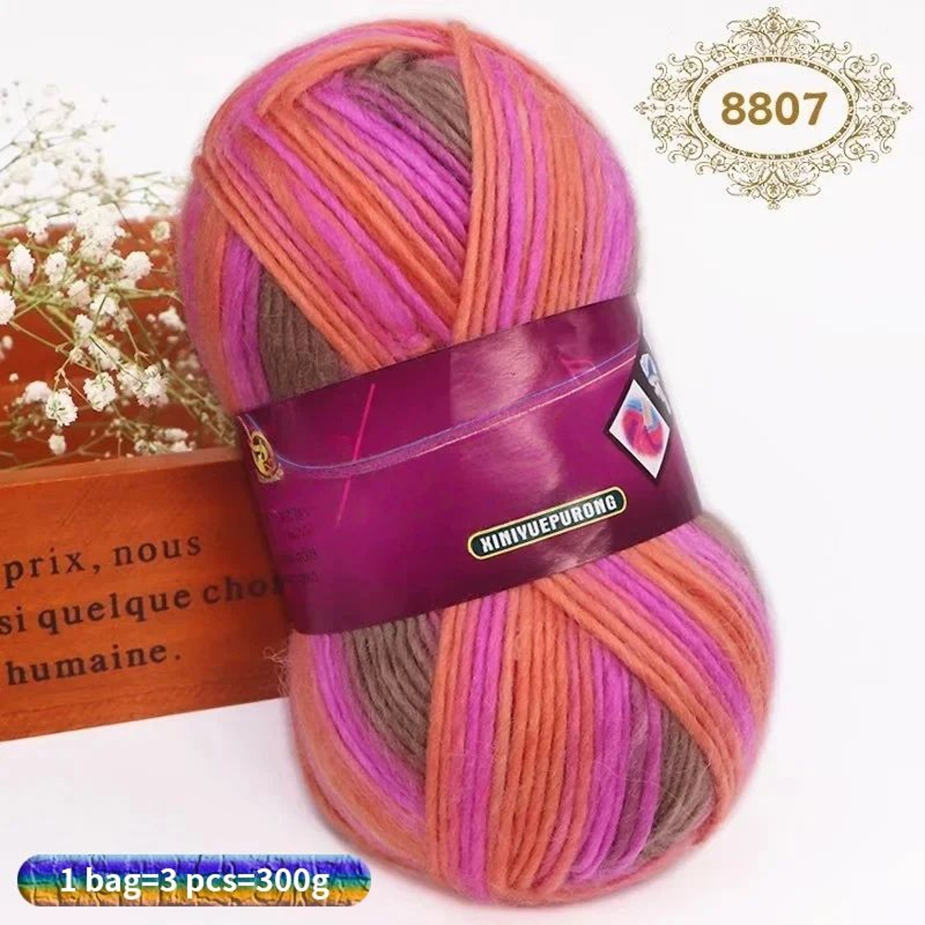 Gradient Wool Yarn Pack 106 Oz For Knitting And Crochet 9