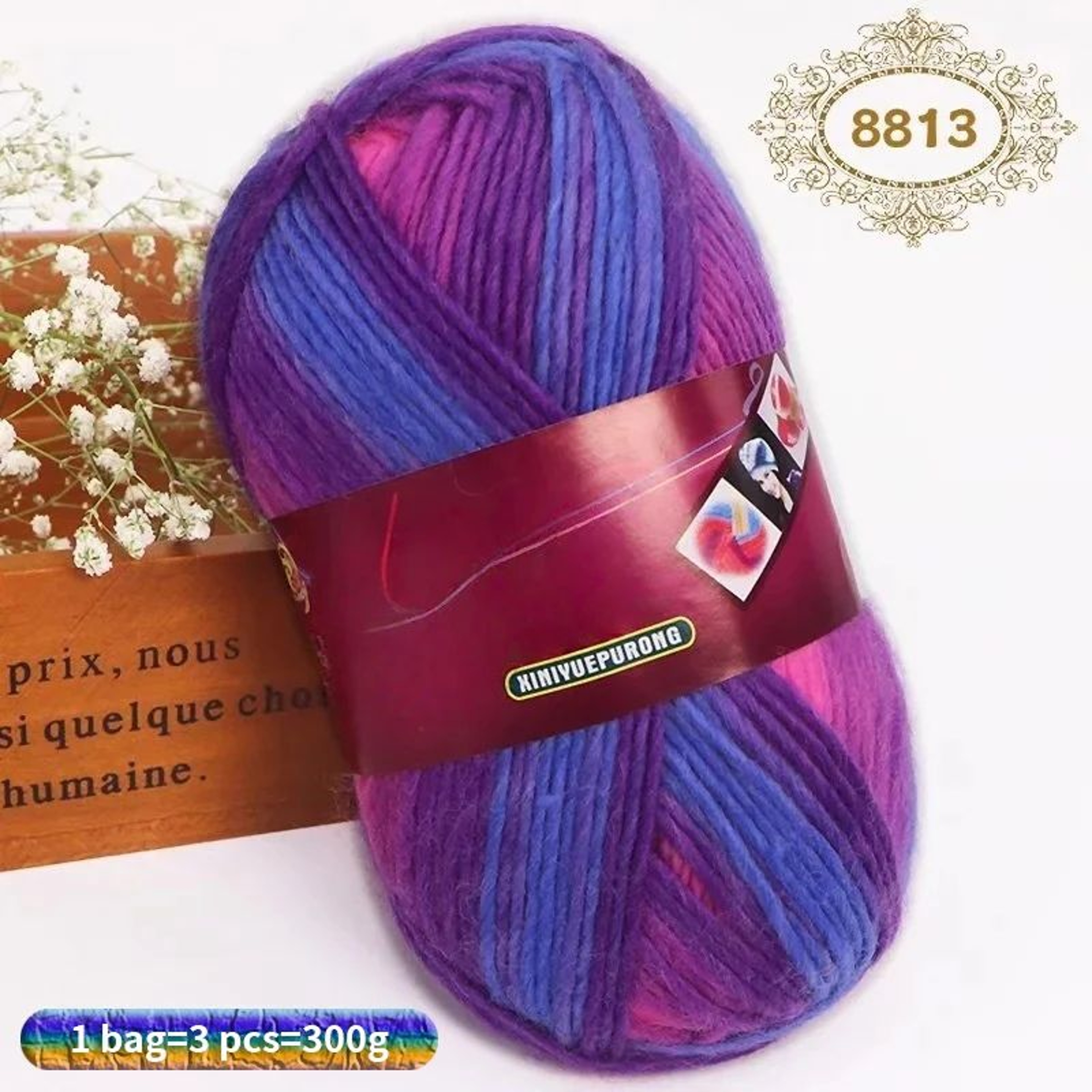 Gradient Wool Yarn Pack 106 Oz For Knitting And Crochet 13