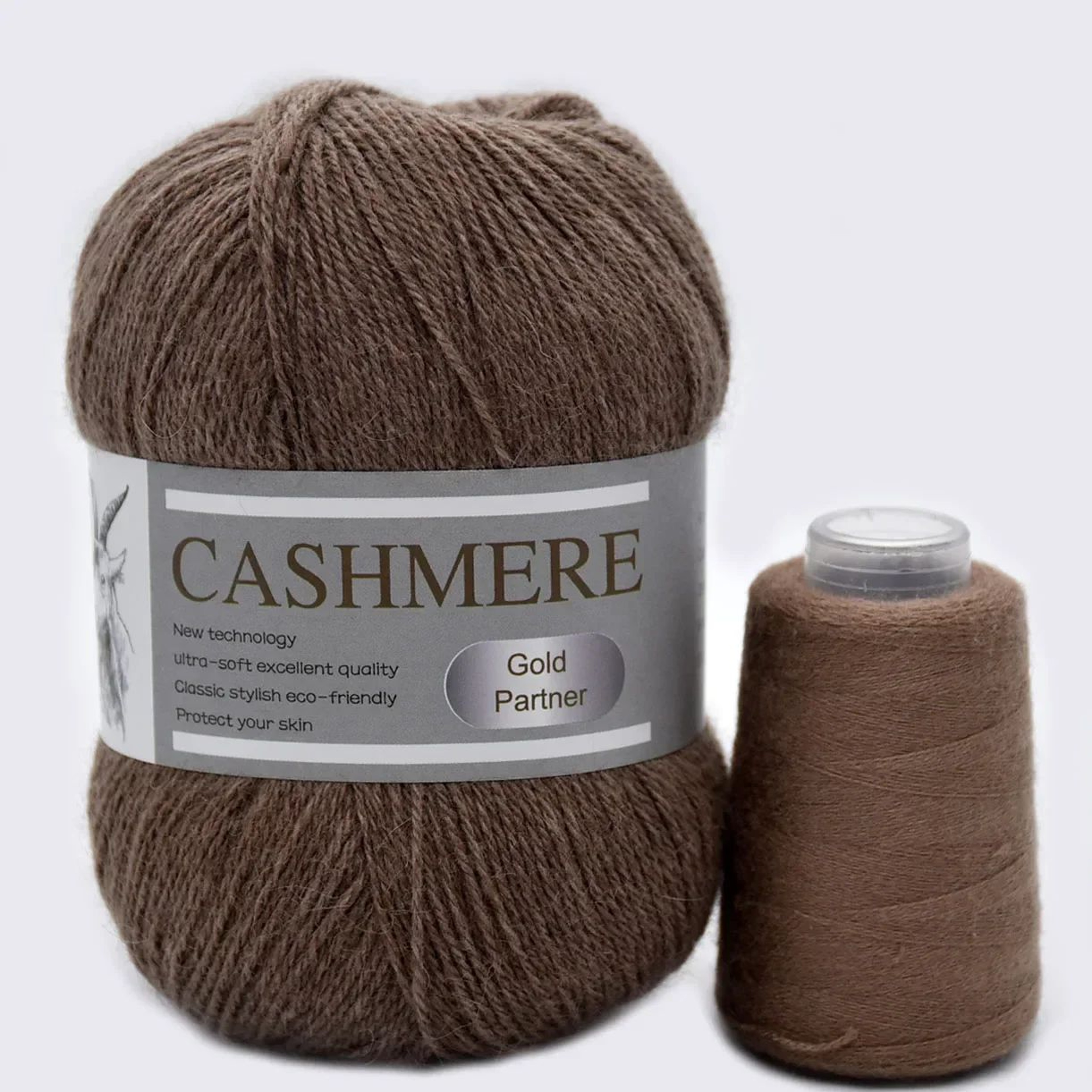6 Piece Cashmere Blend Yarn Set 25 Oz For Knitting And Crochet 9