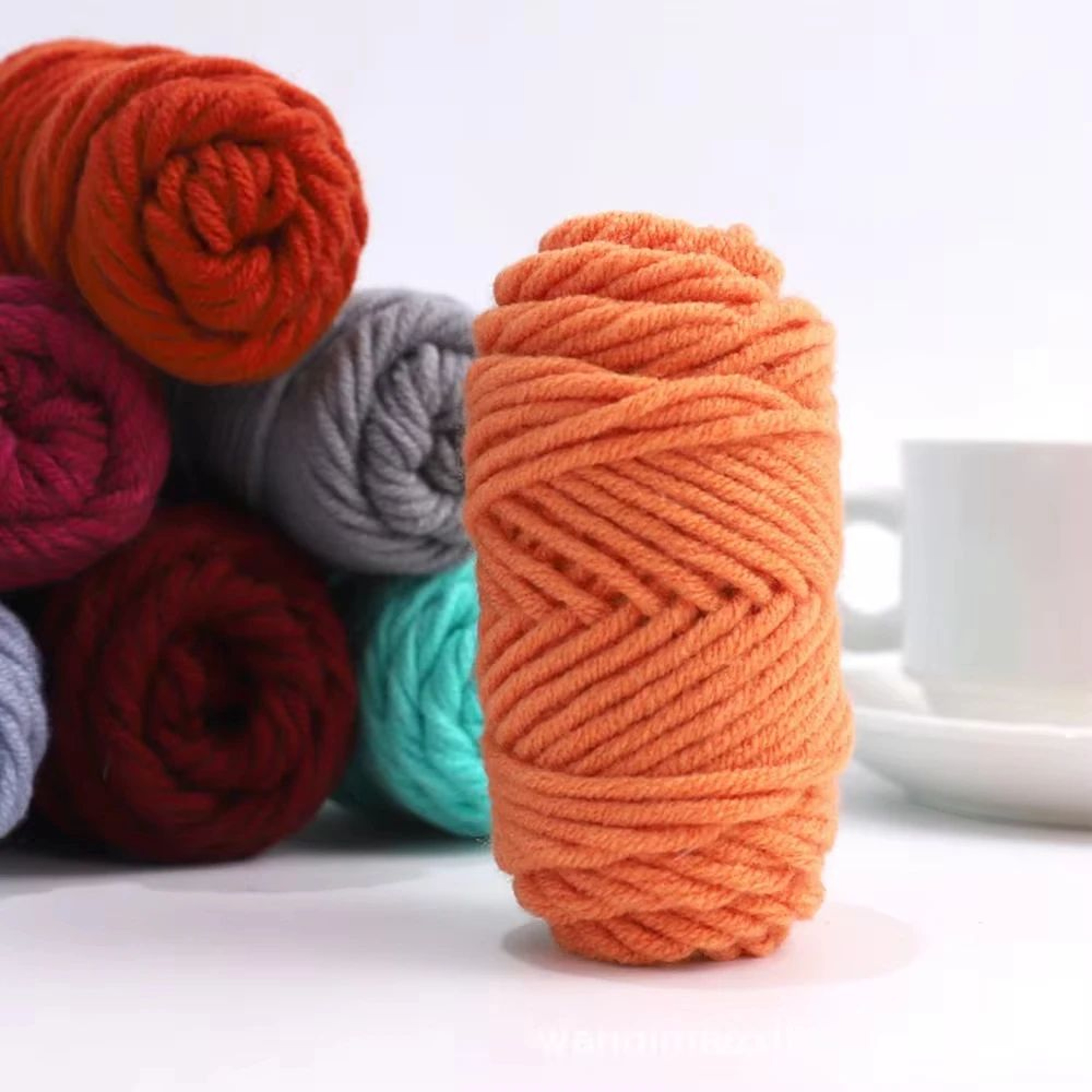 10 Color Wool Yarn Set For Punch Needle And DIY Crafts 2