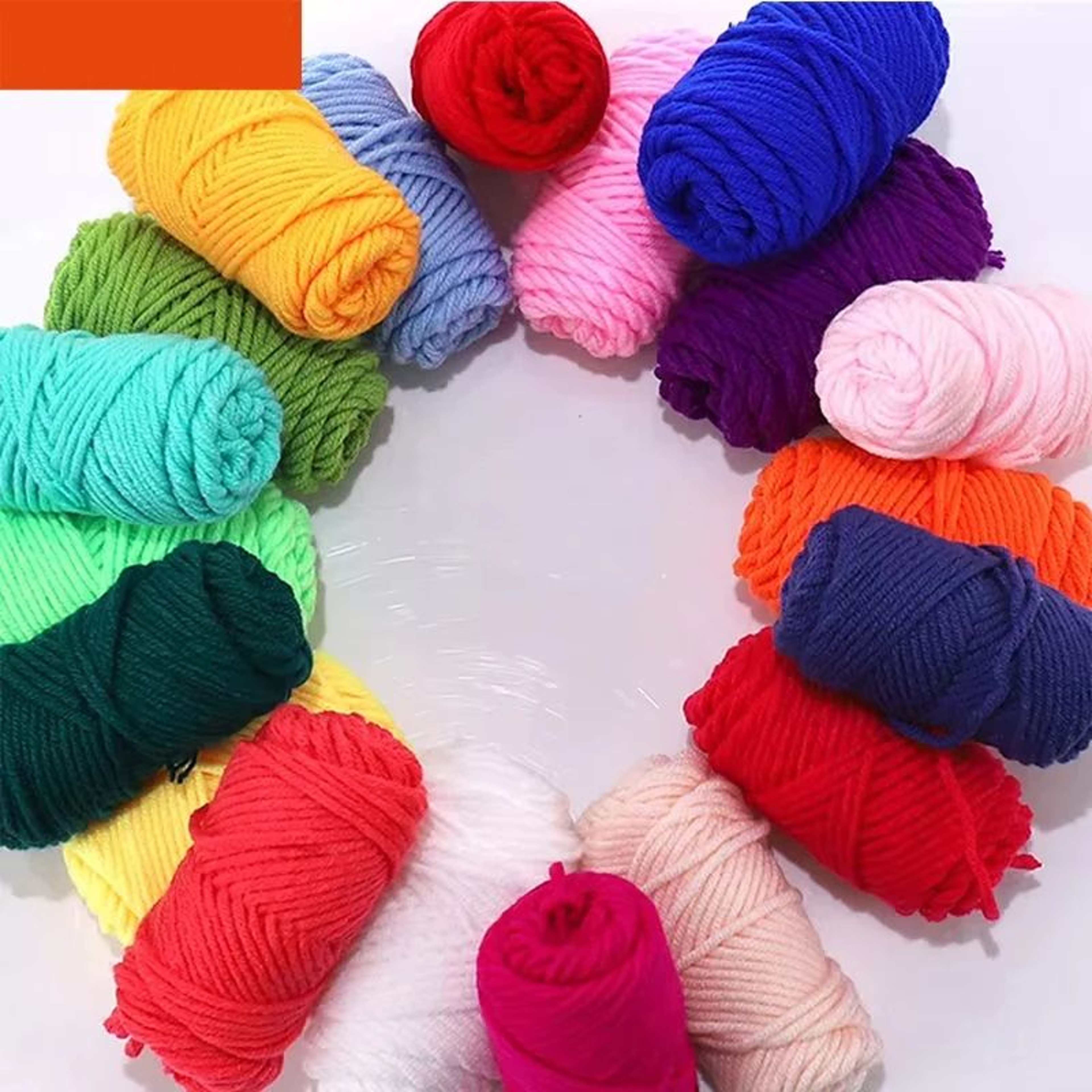 10 Color Wool Yarn Set For Punch Needle And DIY Crafts 5