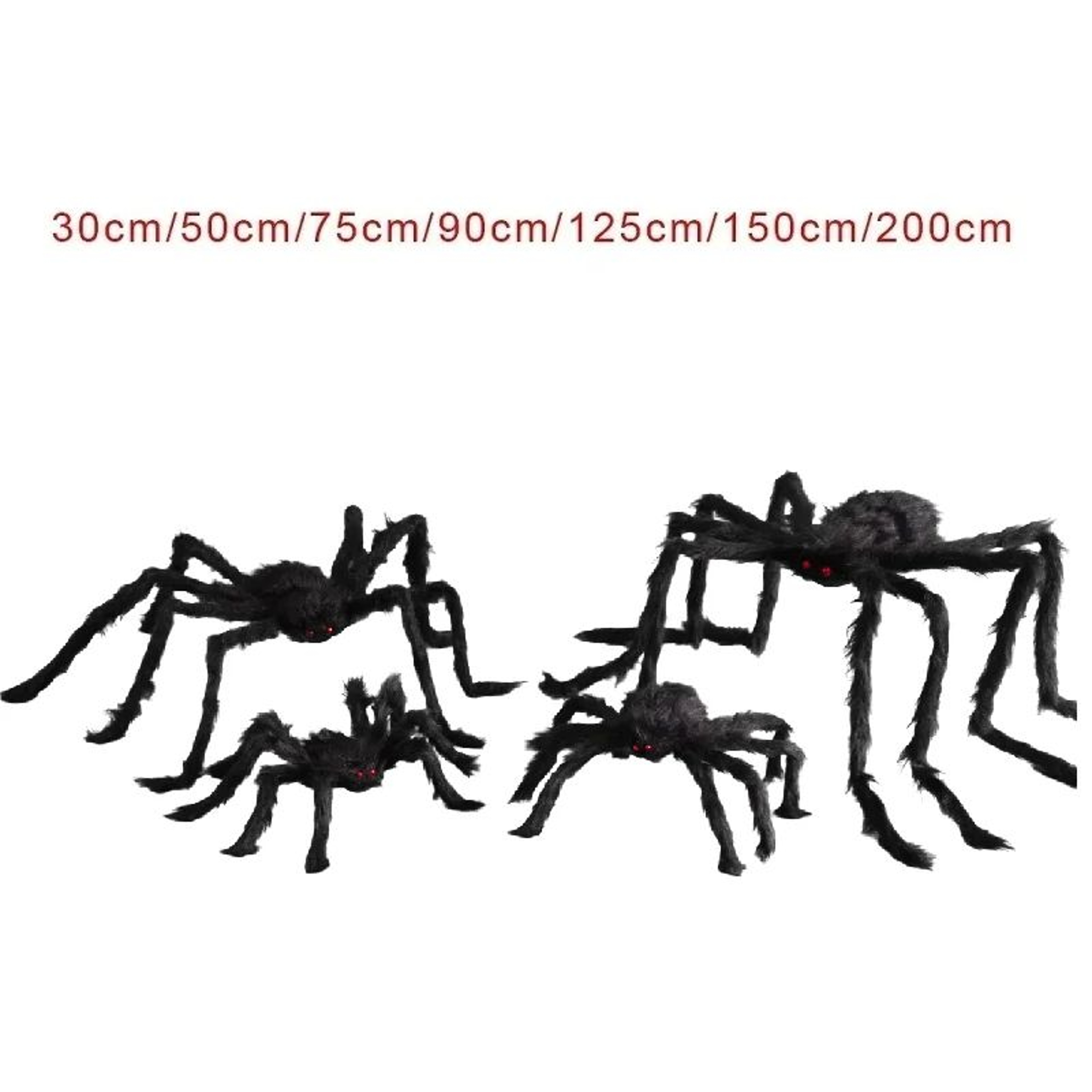 Giant Plush Halloween Spider Decoration 5