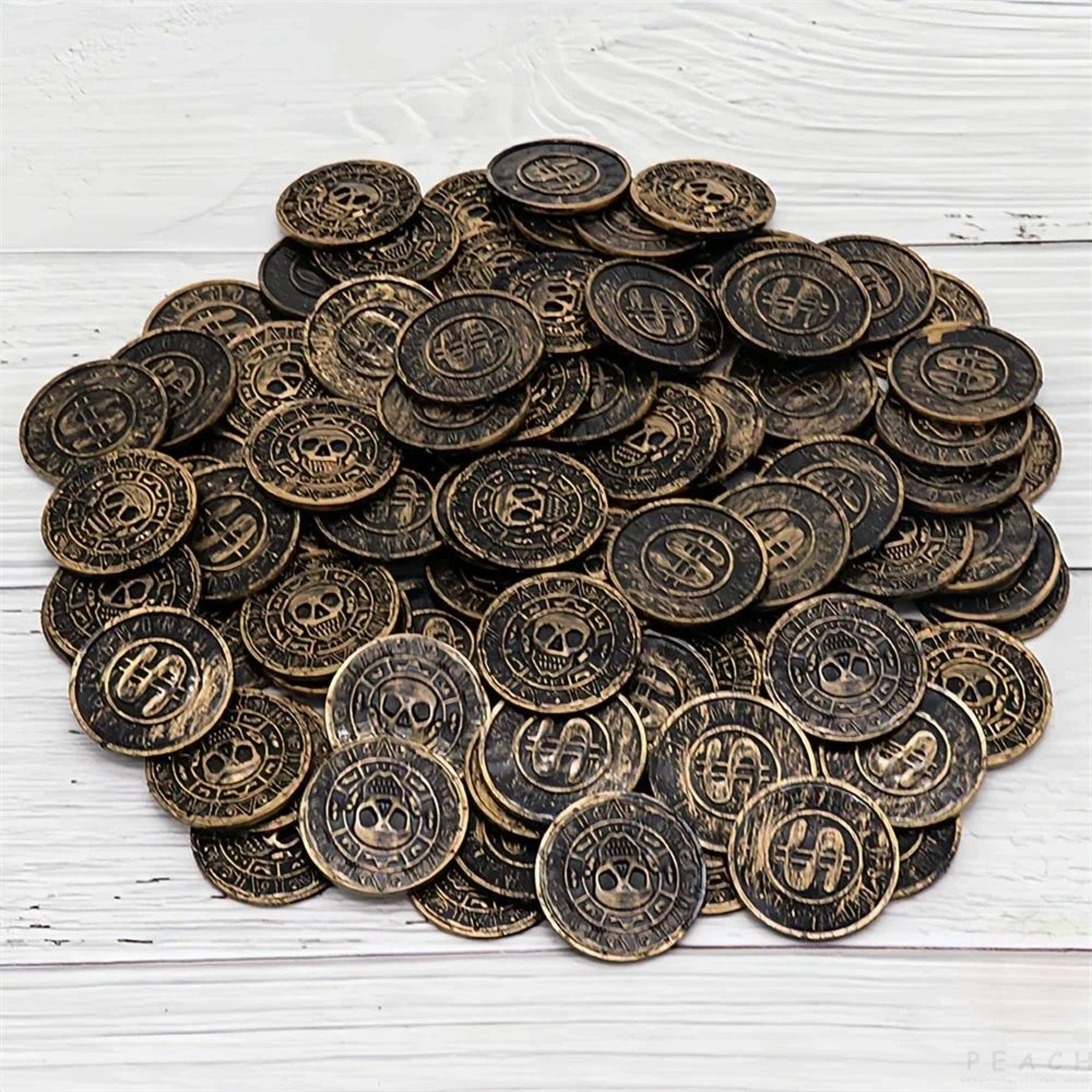 Retro Pirate Treasure Coins Party Set 0