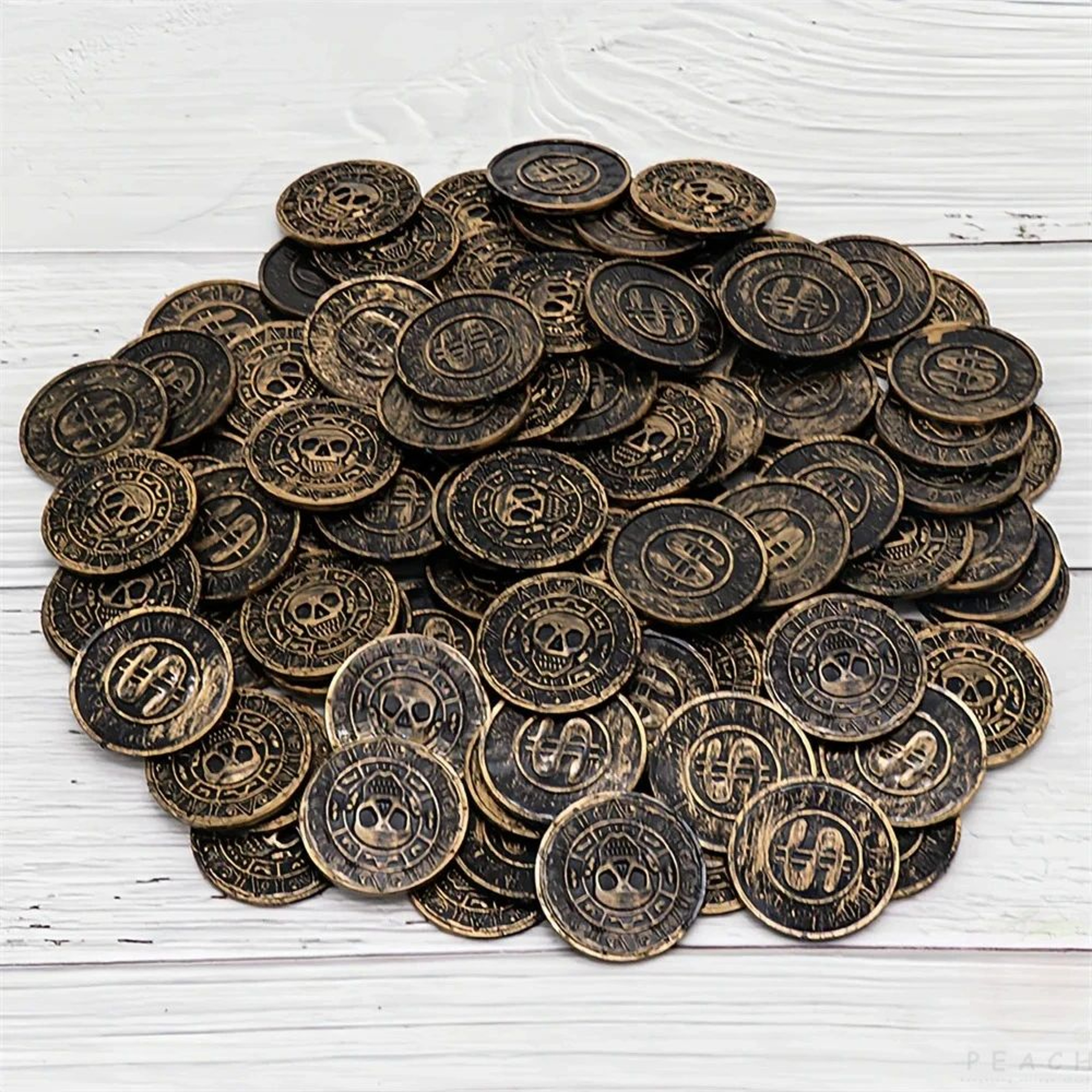 Retro Pirate Treasure Coins Party Set 5